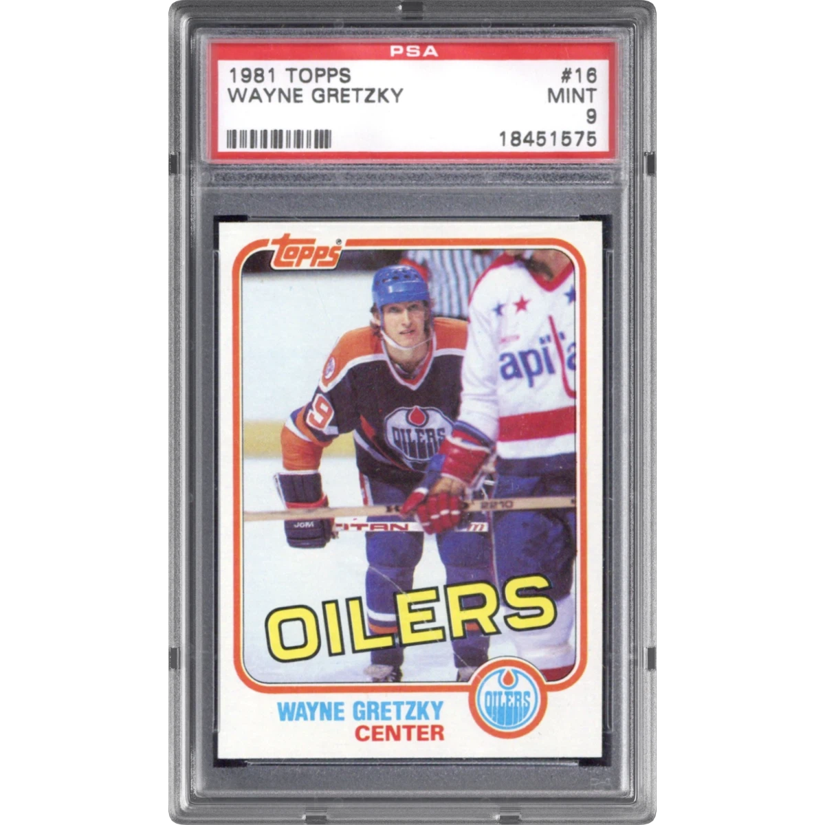 1981 Topps #16 Wayne Gretzky (PSA 9 MINT)
