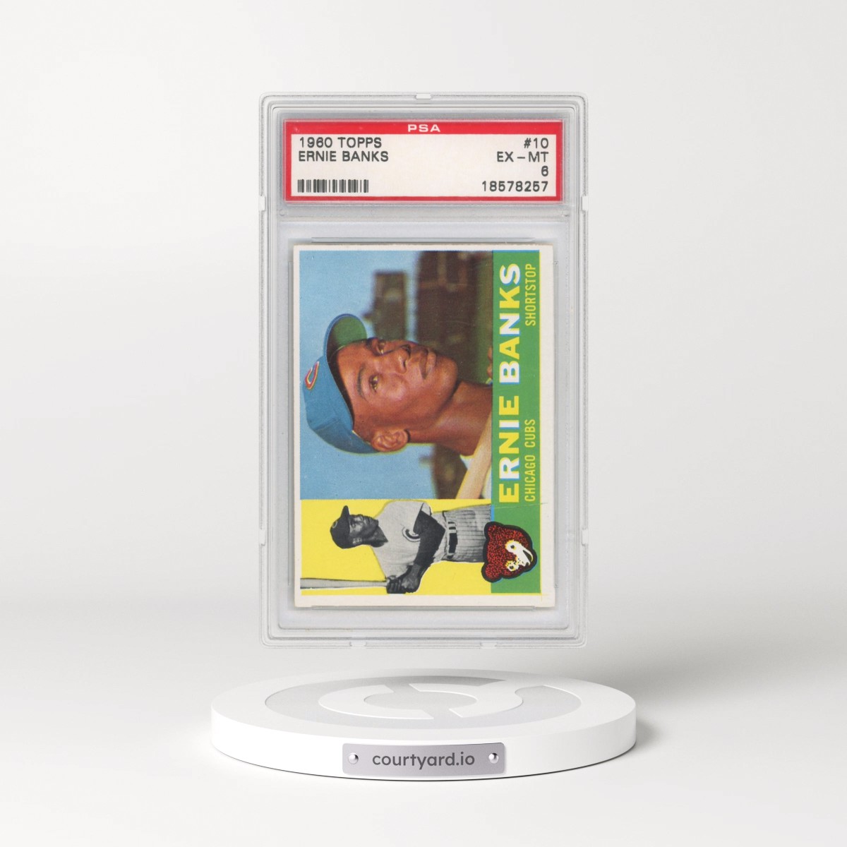 1960 Topps #10 Ernie Banks (PSA 6 EX-MT)