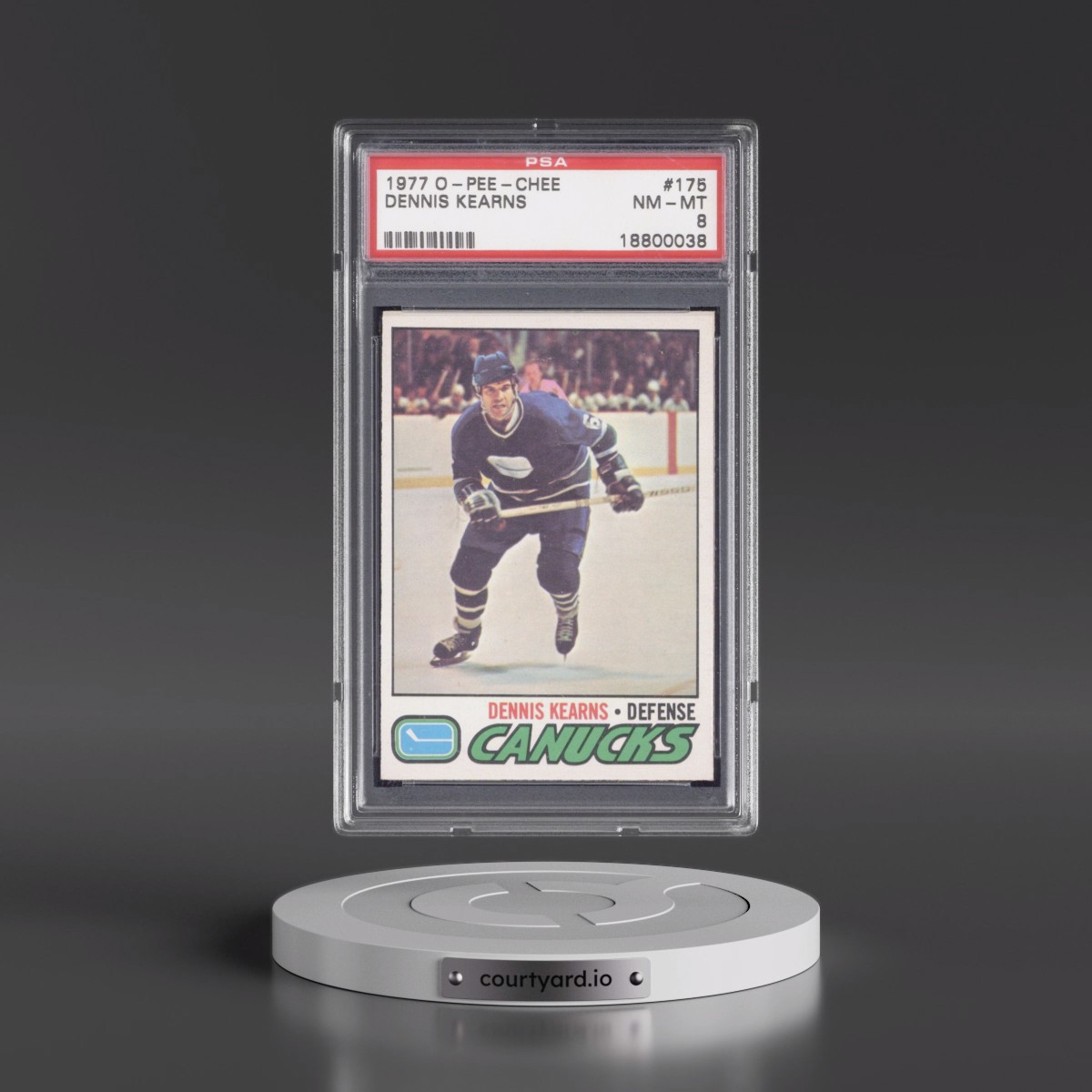 1977 O-Pee-Chee Dennis Kearns #175 PSA 8