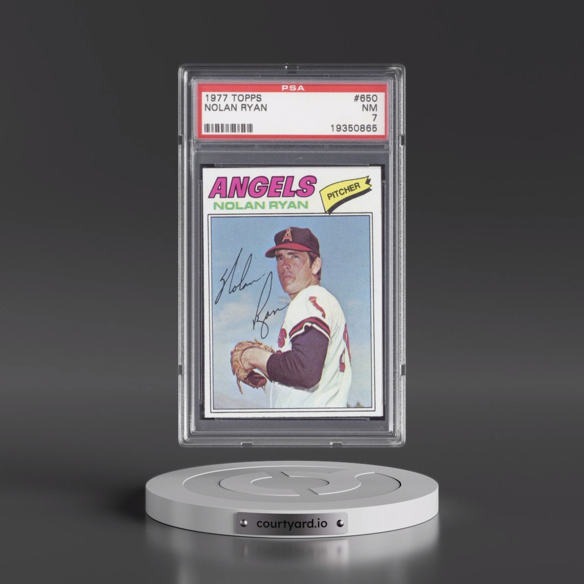 1977 Topps #650 Nolan Ryan (PSA 7 NM)