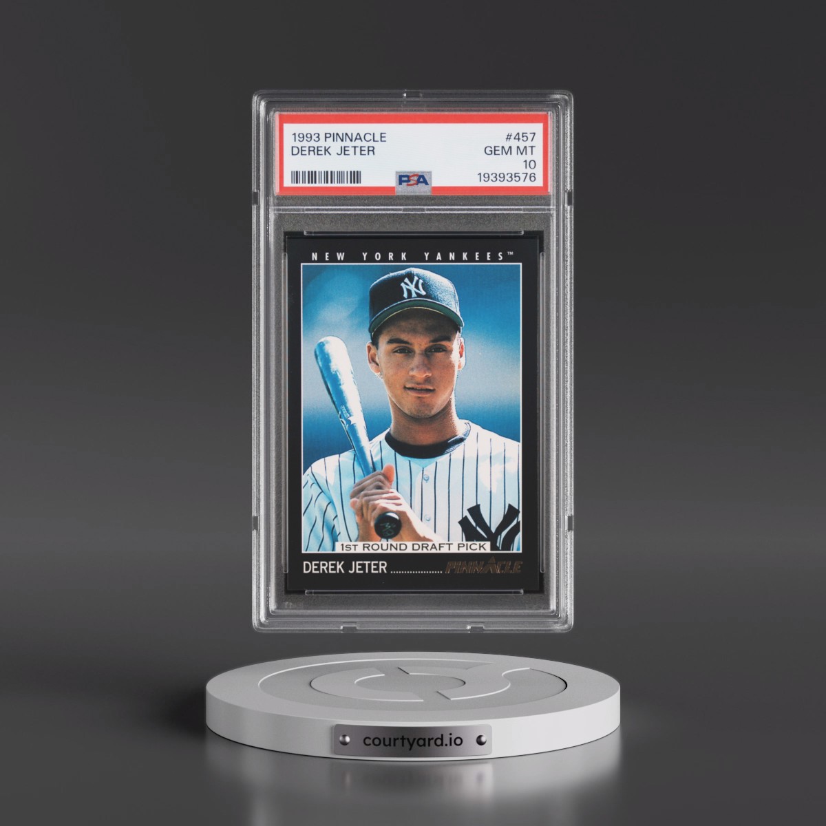 1993 Pinnacle #457 Derek Jeter (PSA 10 GEM MINT)
