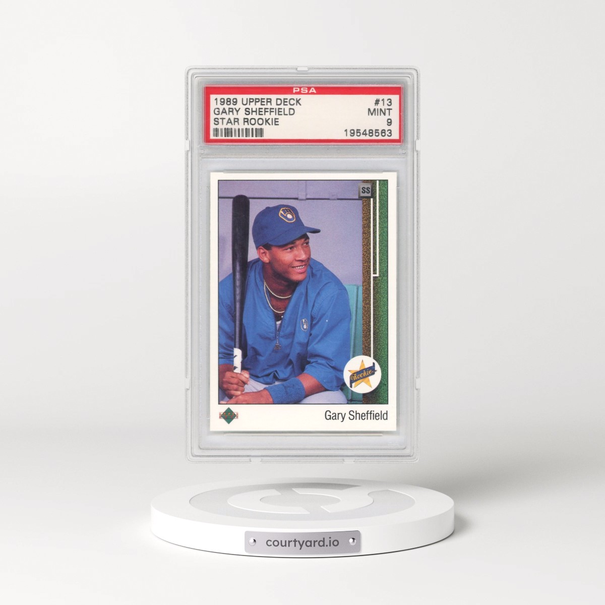 1989 Upper Deck #13 Gary Sheffield - Star Rookie (PSA 9 MINT)