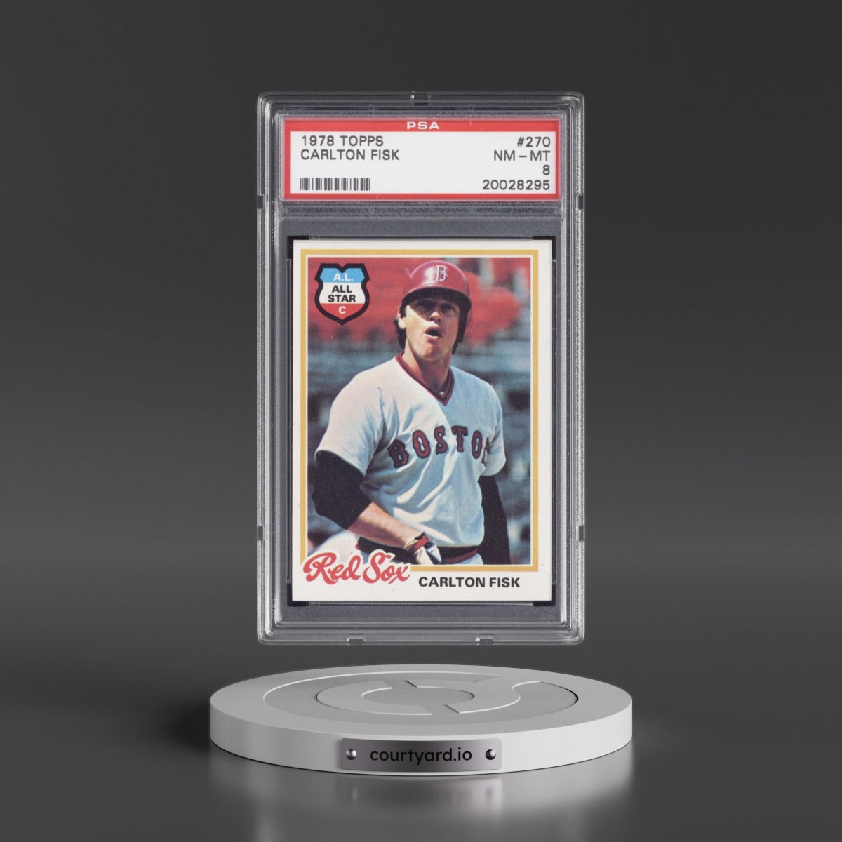 1978 Topps #270 Carlton Fisk (PSA 8 NM-MT)