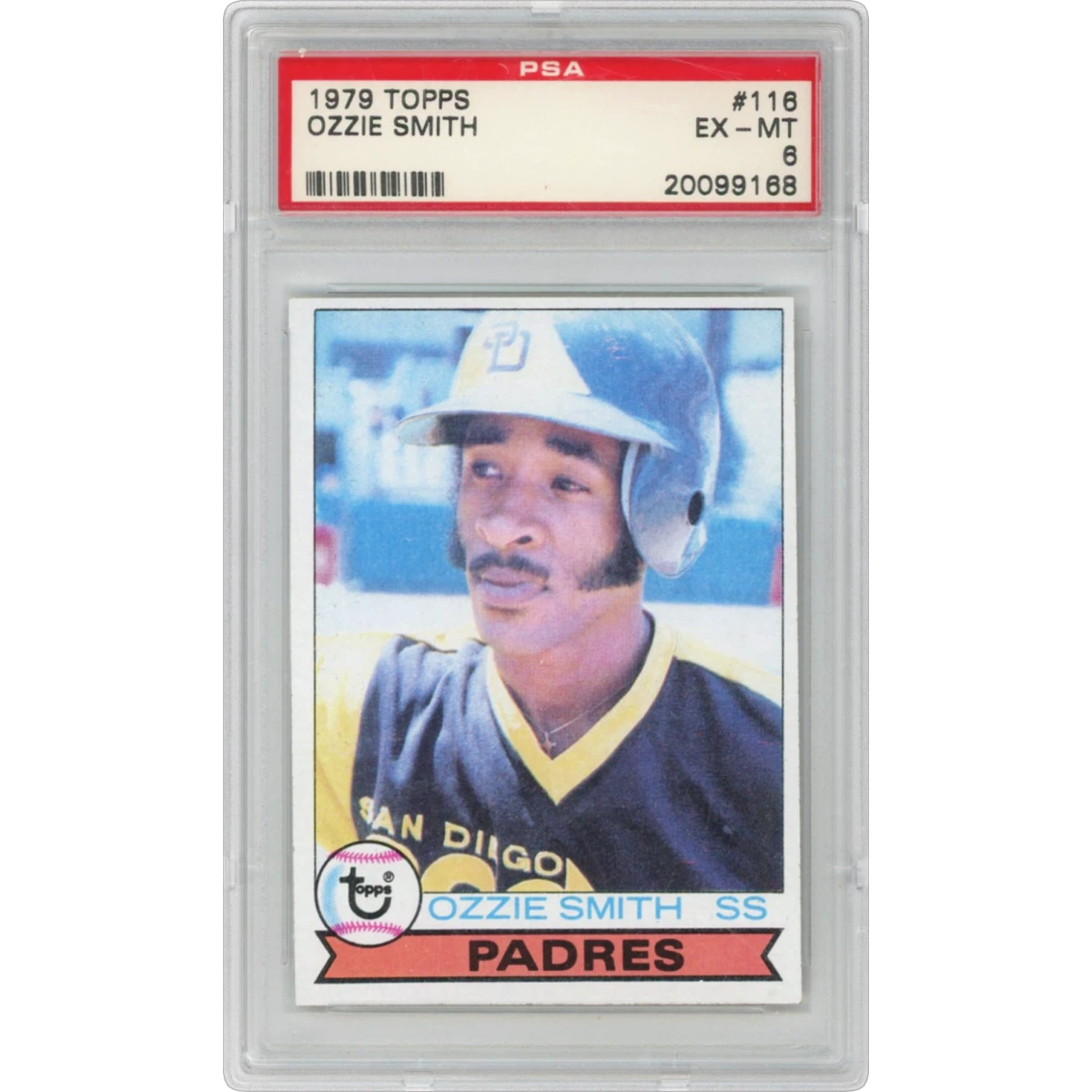 1979 Topps #116 Ozzie Smith (PSA 6 EX-MT)