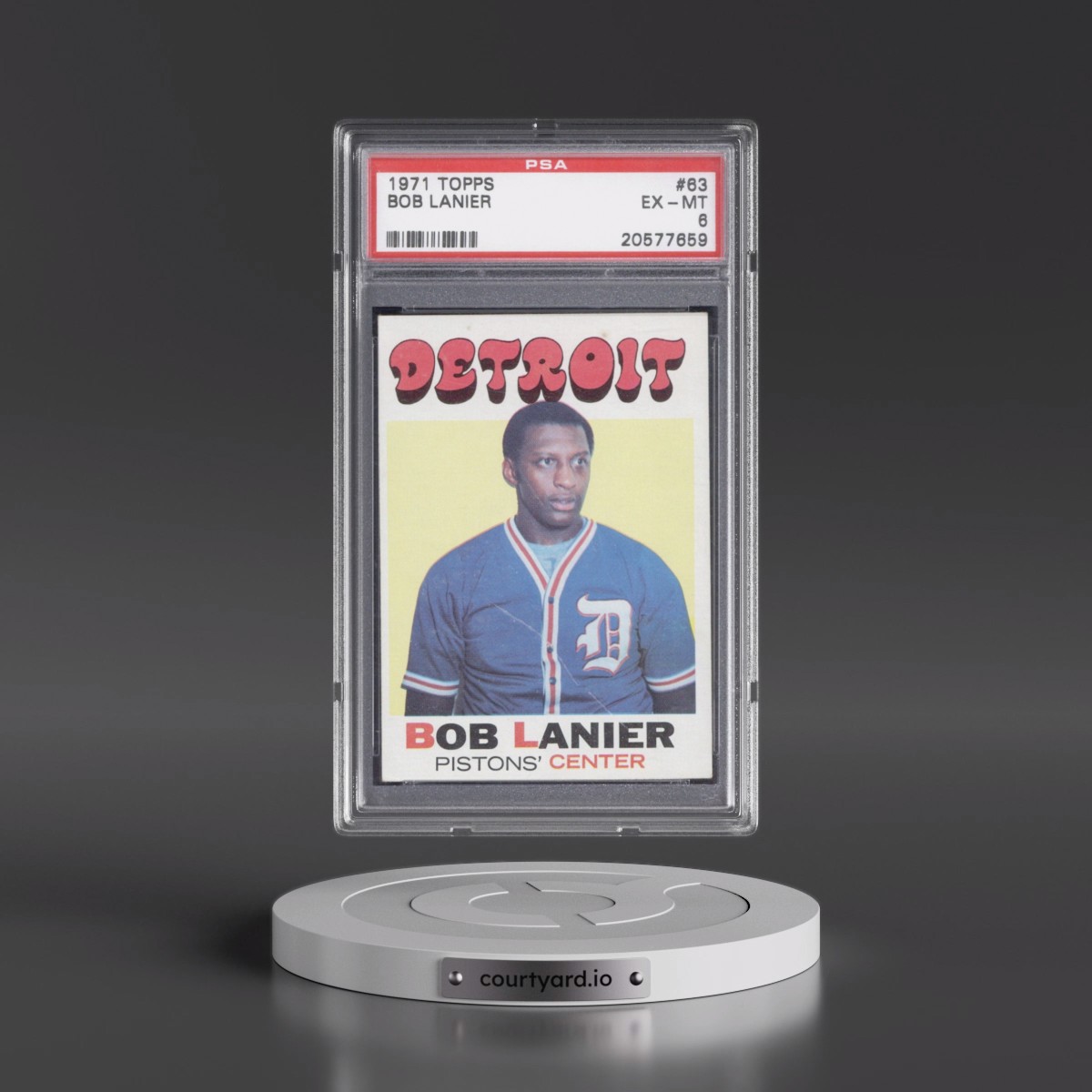 1971 Topps #63 Bob Lanier (PSA 6 EX-MT)