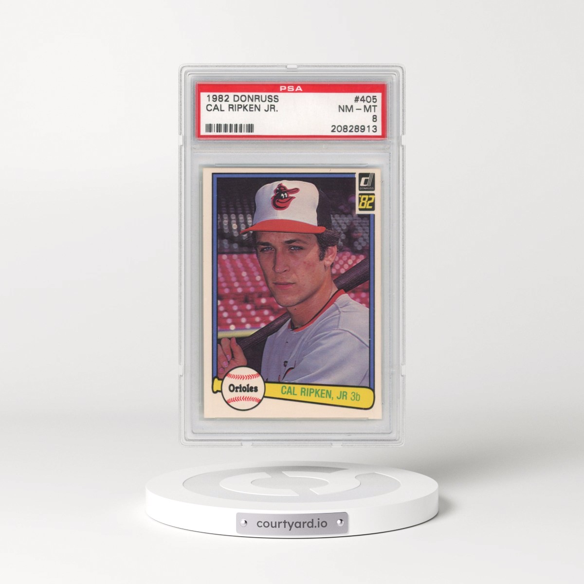 1982 Donruss #405 Cal Ripken Jr. (PSA 8 NM-MT)
