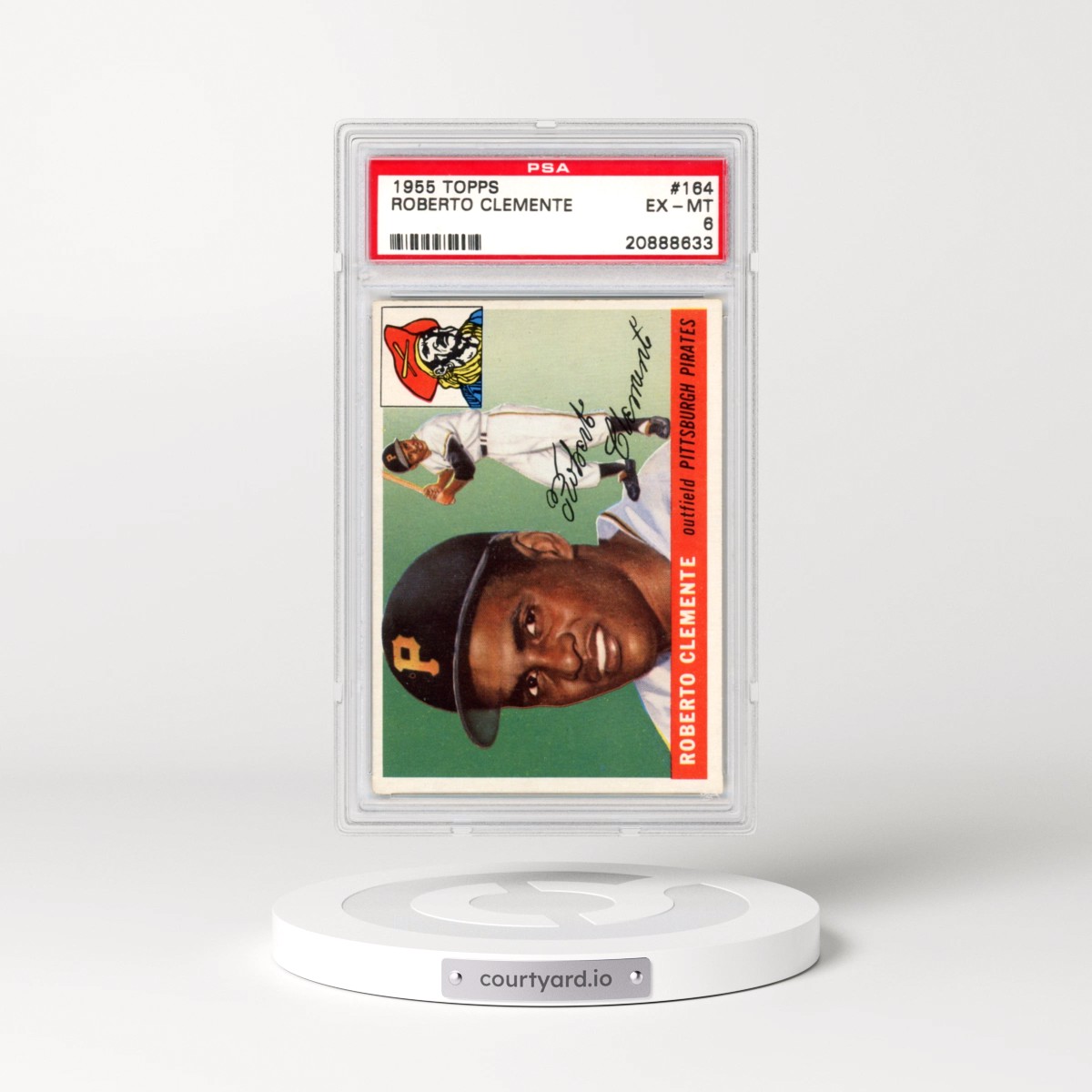 1955 Topps #164 Roberto Clemente (PSA 6 EX-MT)