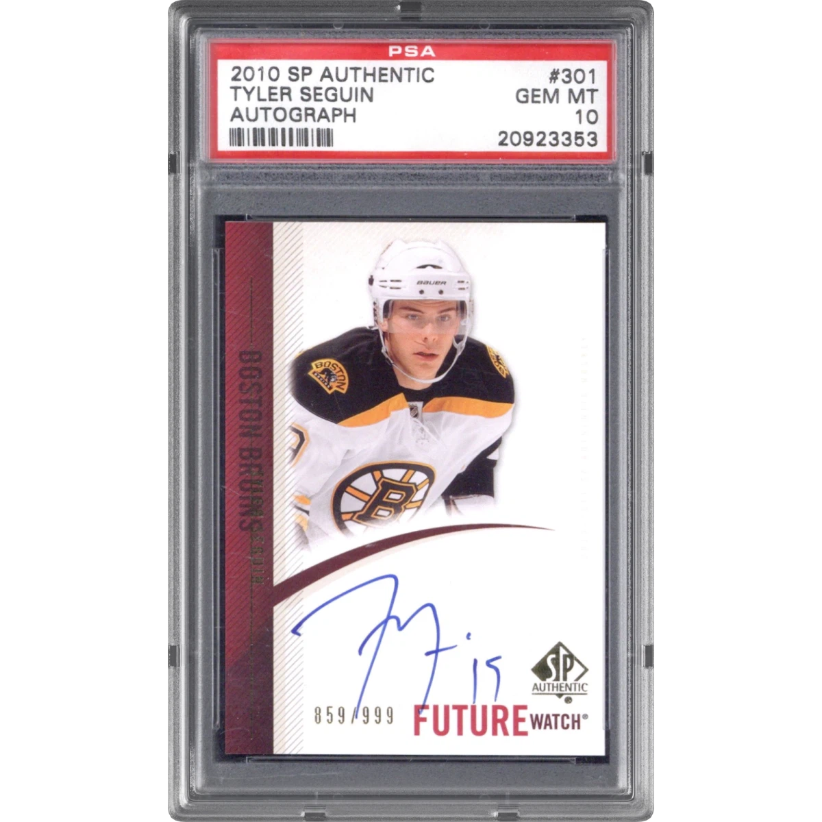 2010 SP Authentic #301 Tyler Seguin - Autograph (PSA 10 GEM MINT)