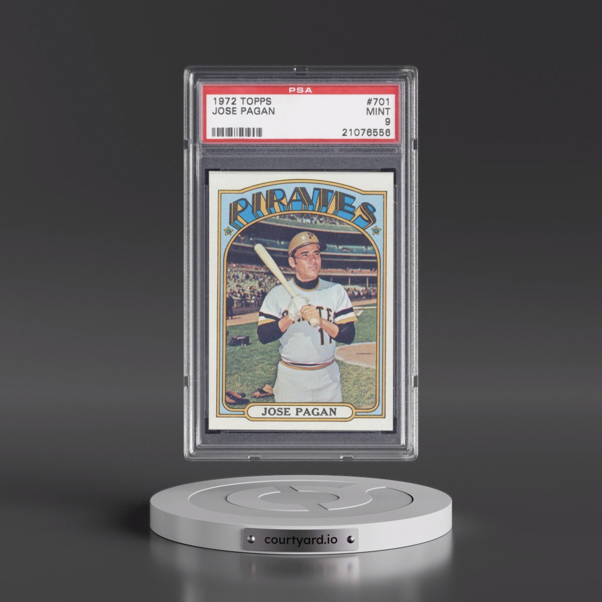 1972 Topps #701 Jose Pagan (PSA 9 MINT)