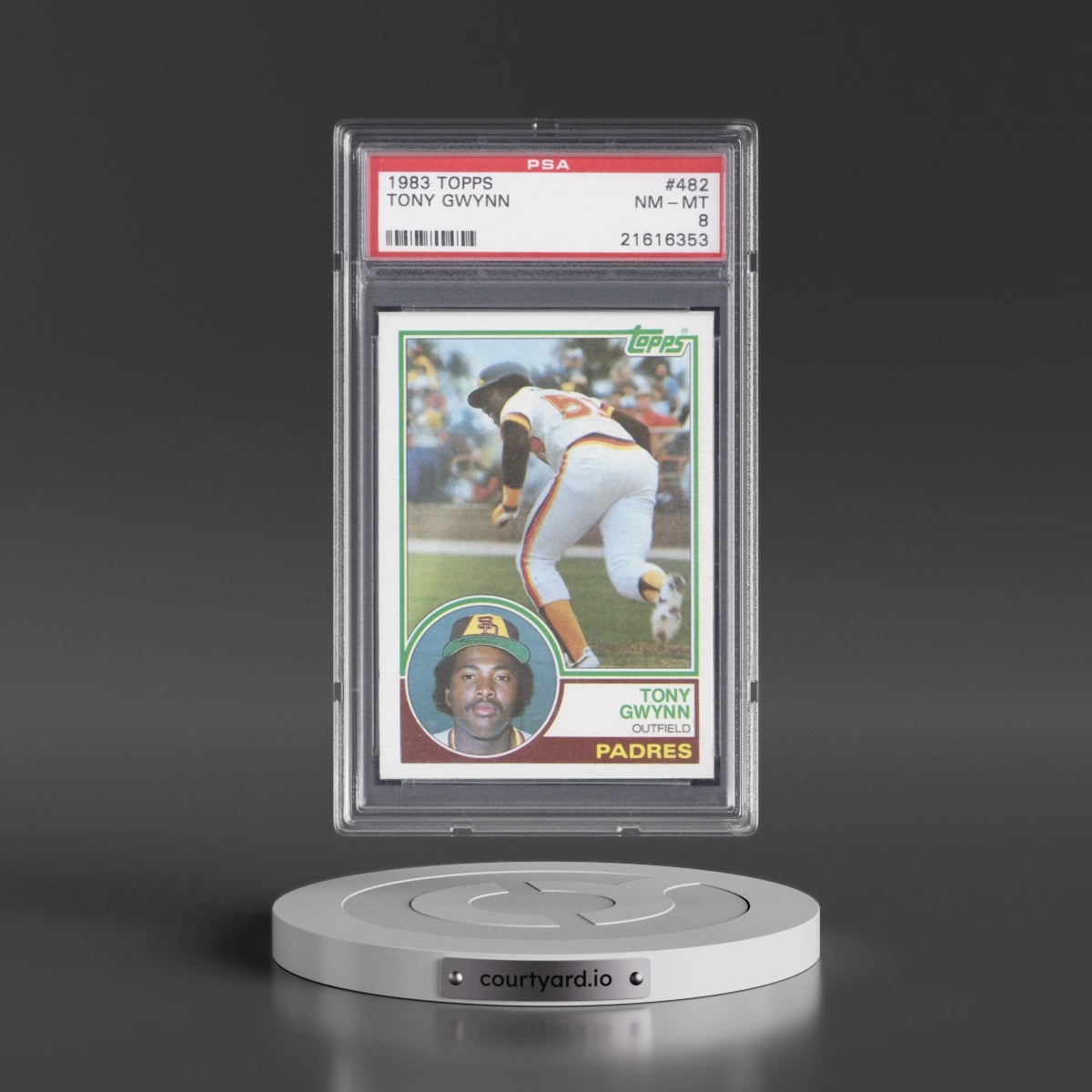 1983 Topps #482 Tony Gwynn (PSA 8 NM-MT)