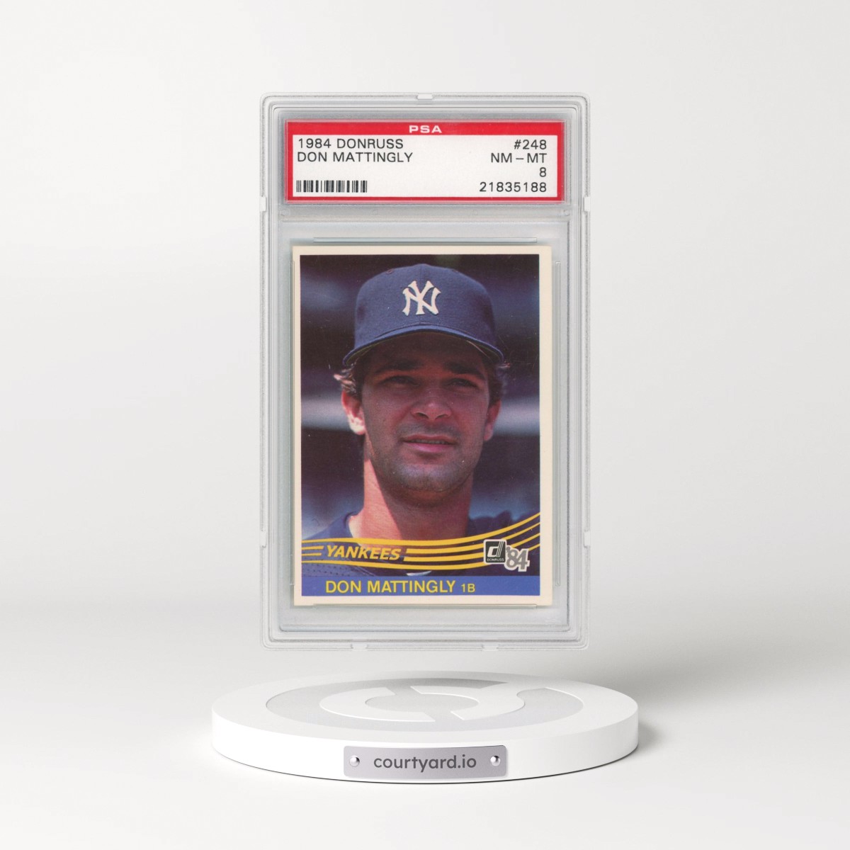1984 Donruss #248 Don Mattingly (PSA 8 NM-MT)