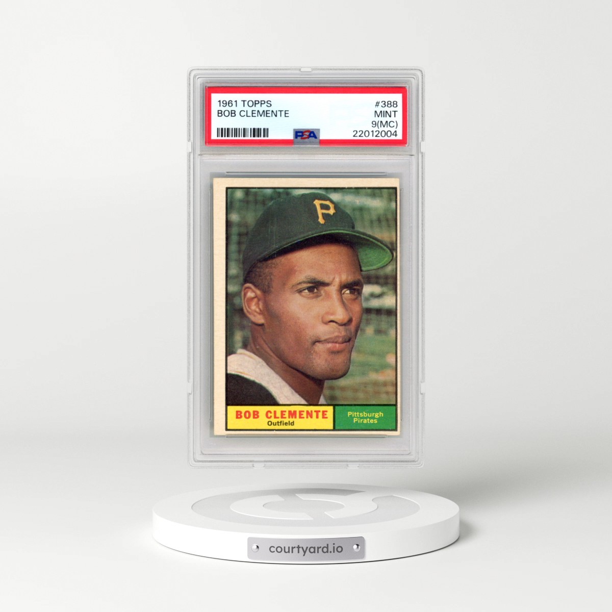 1961 Topps #388 Bob Clemente (PSA 9 MINT)