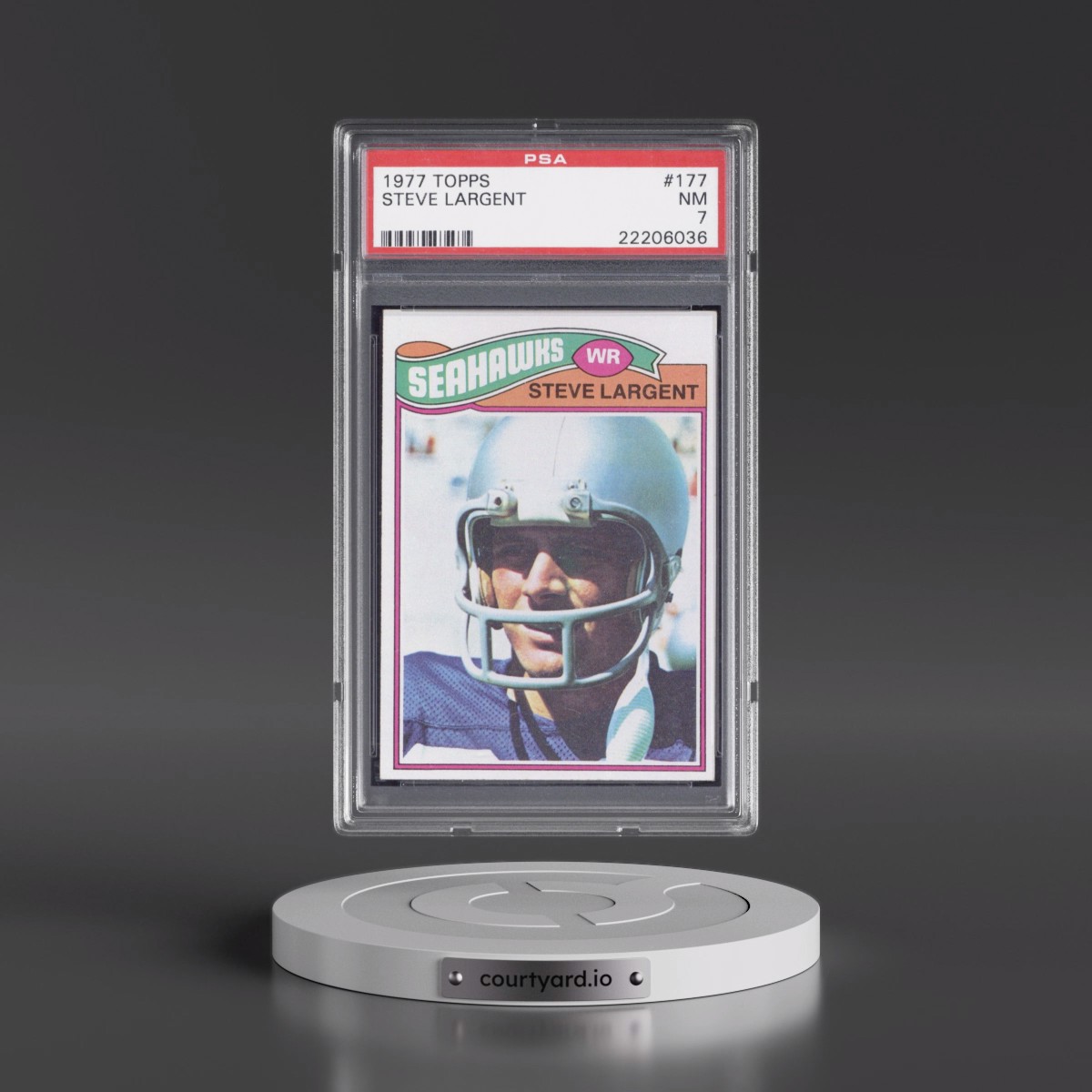 1977 Topps #177 Steve Largent (PSA 7 NM)