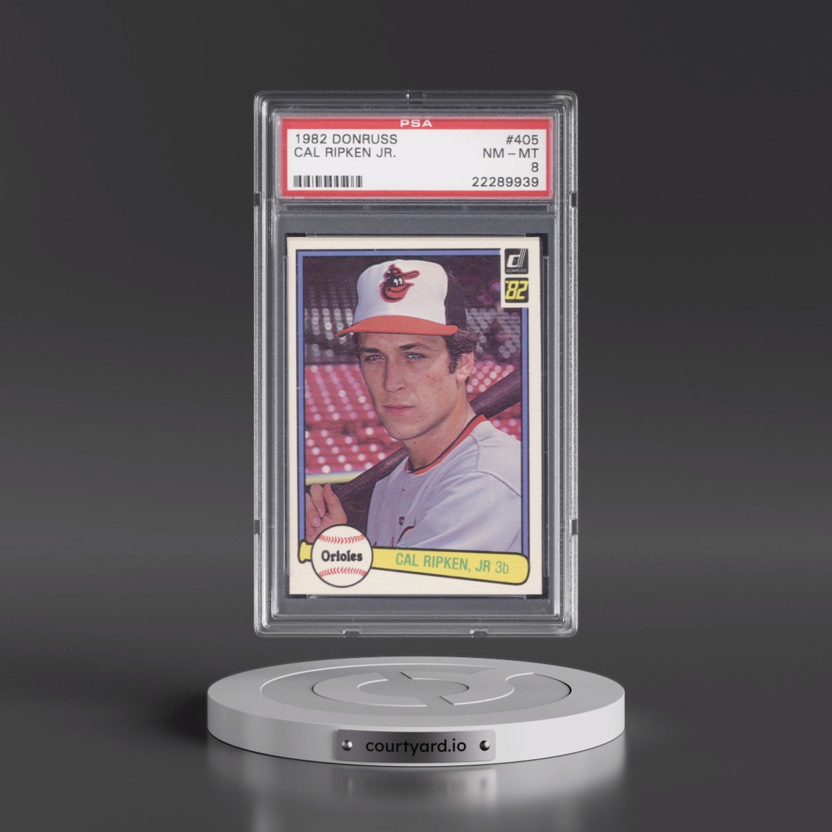 1982 Donruss #405 Cal Ripken Jr. (PSA 8 NM-MT)