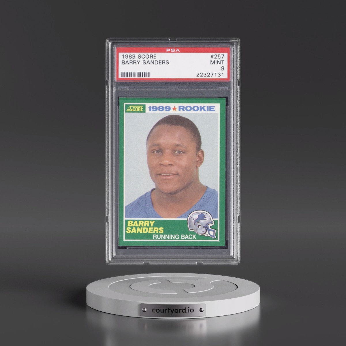 1989 Score #257 Barry Sanders (PSA 9 MINT)