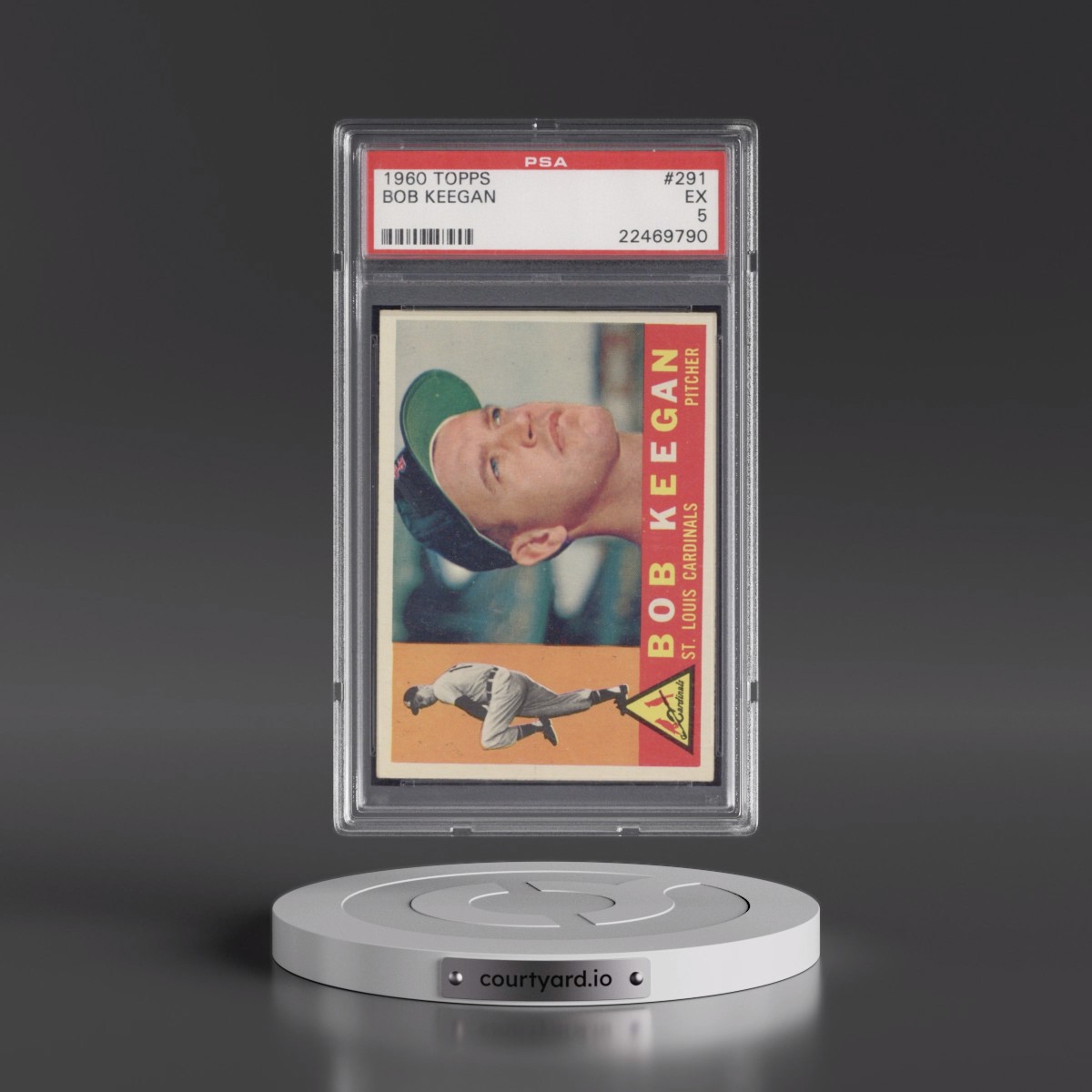 1960 Topps #291 Bob Keegan (PSA 5 EX)