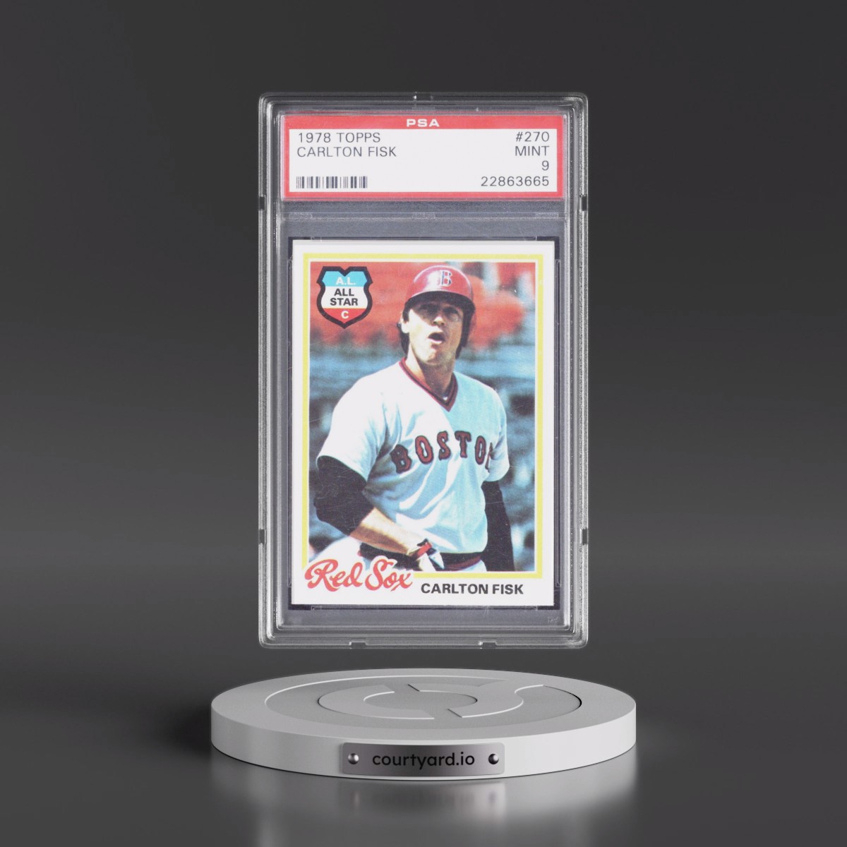 1978 Topps #270 Carlton Fisk (PSA 9 MINT)