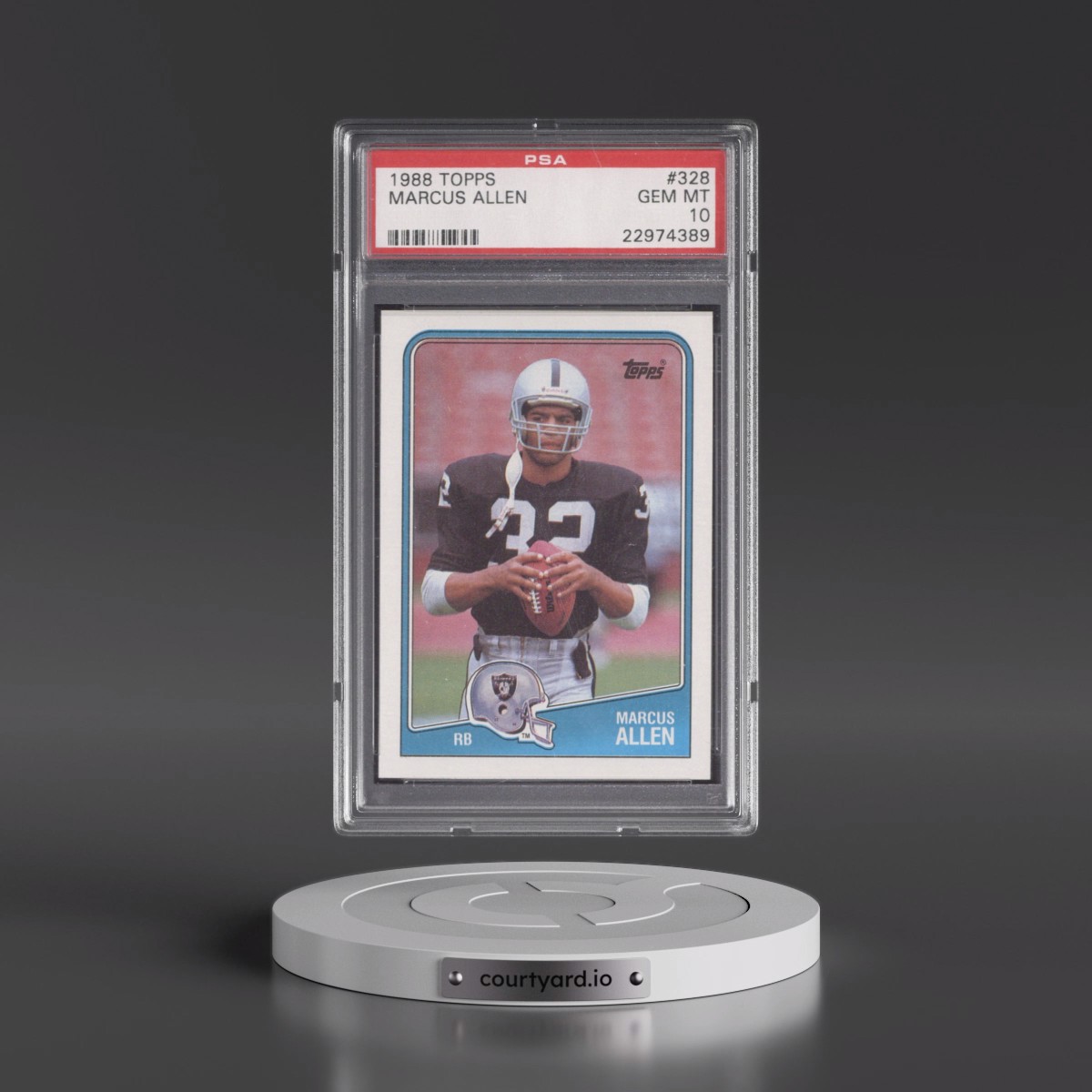 1988 Topps Marcus Allen #328 PSA 10