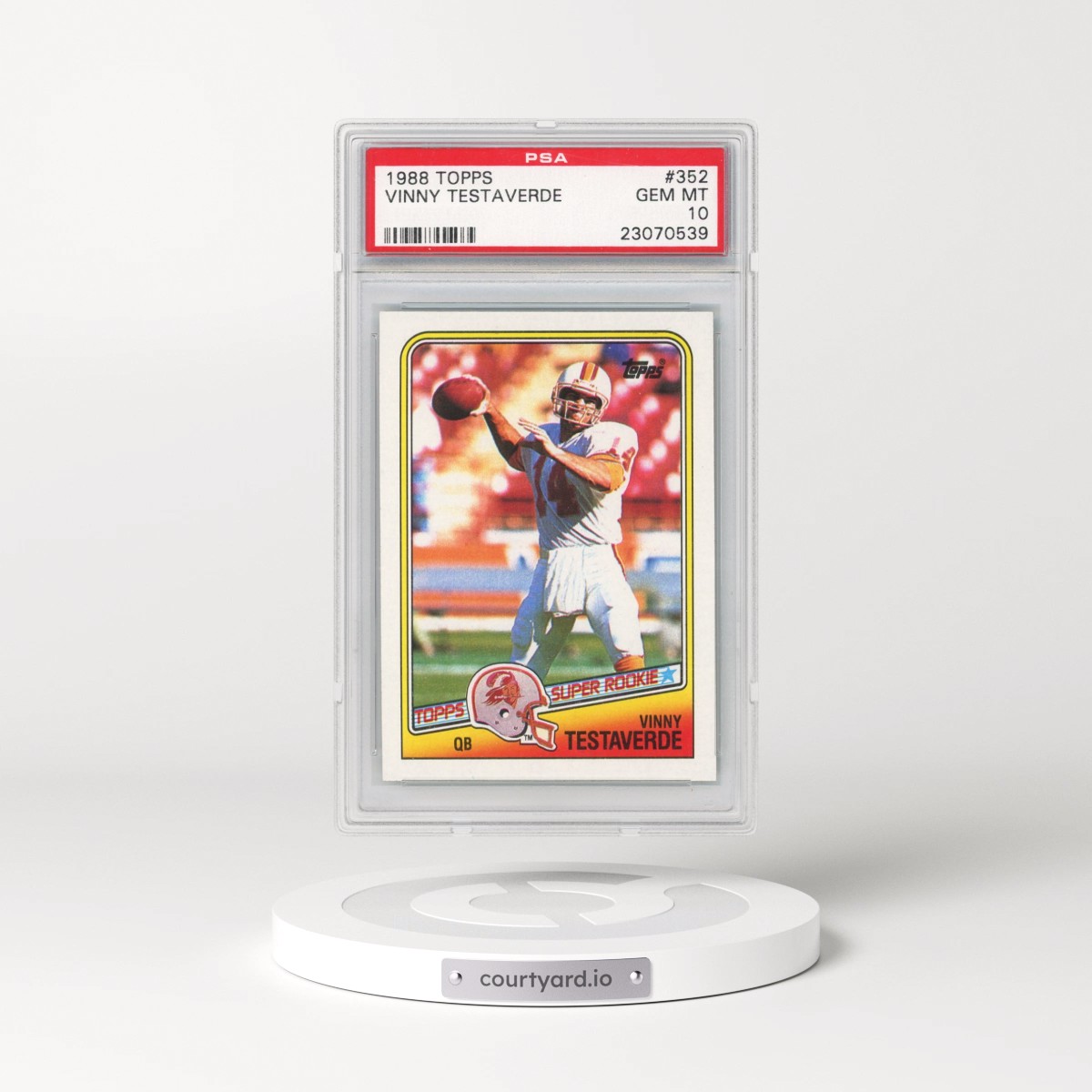 1988 Topps #352 Vinny Testaverde (PSA 10 GEM MINT)