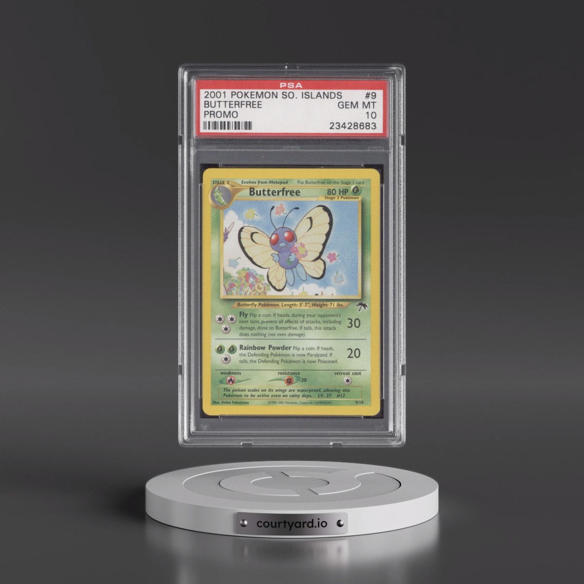 2001 Pokémon Southern Islands Promo #9 Butterfree (PSA 10 GEM MINT)