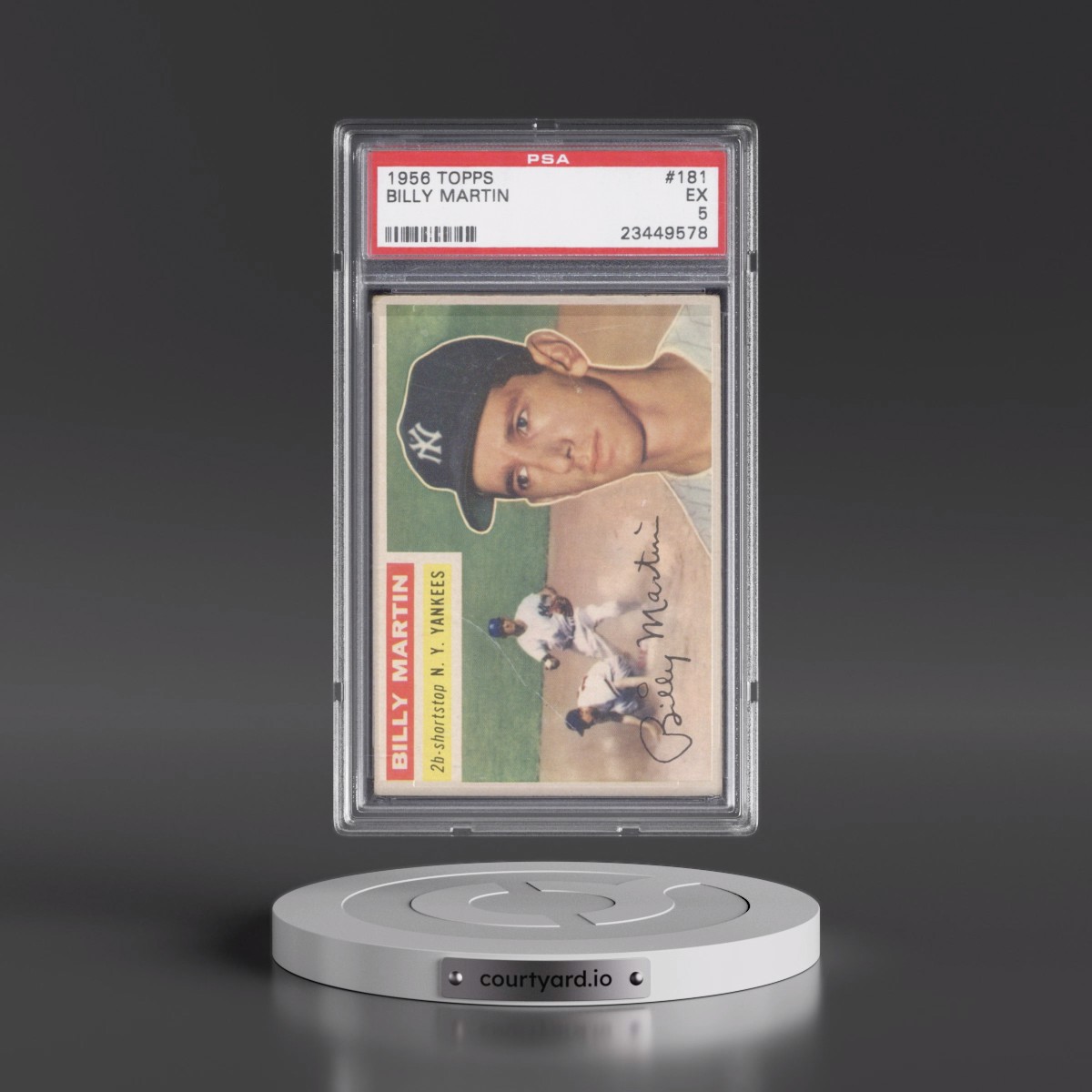 1956 Topps #181 Billy Martin (PSA 5 EX)