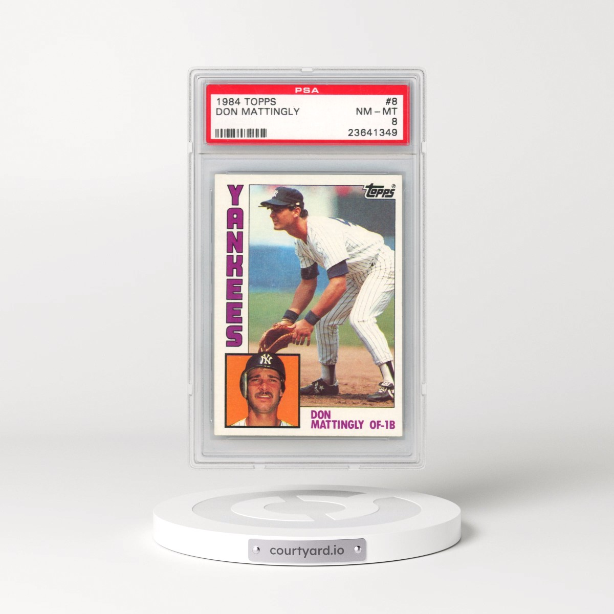 1984 Topps #8 Don Mattingly (PSA 8 NM-MT)