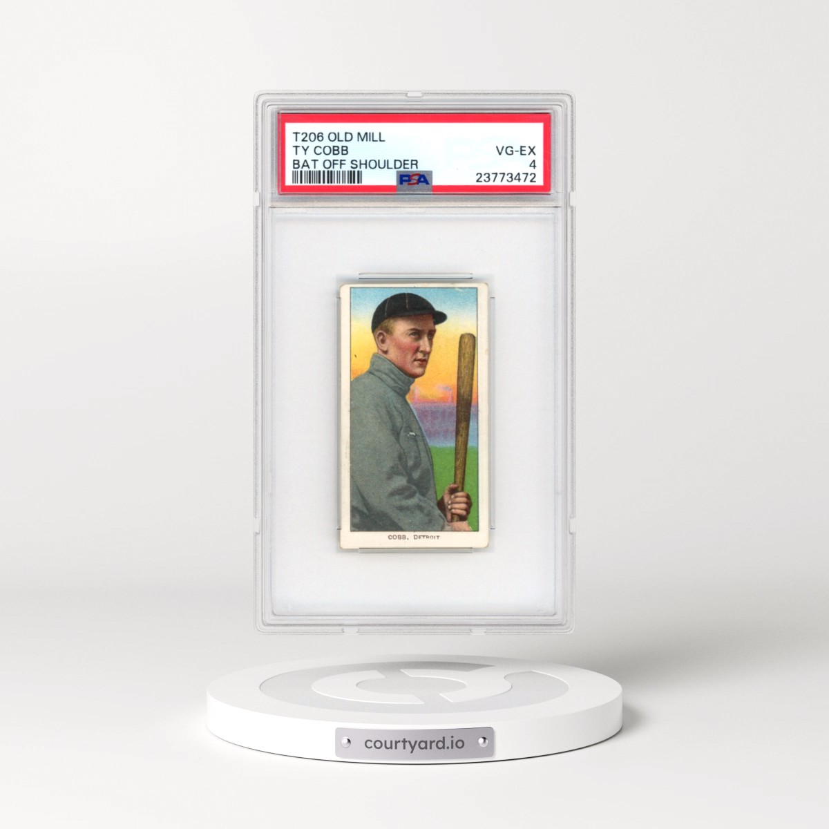 1909 T206 Old Mill Ty Cobb - Bat Off Shoulder (PSA 4 VG-EX)