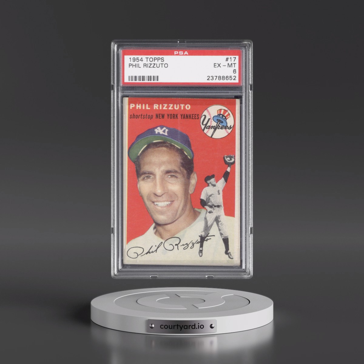 1954 Topps #17 Phil Rizzuto (PSA 6 EX-MT)