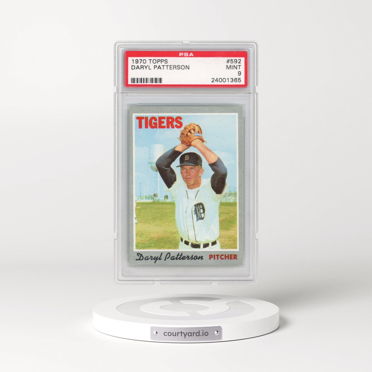 1970 Topps #592 Daryl Patterson (PSA 9 MINT)