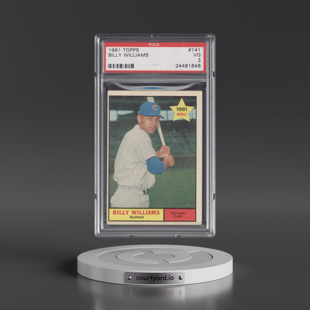 1961 Topps #141 Billy Williams (PSA 3 VG)