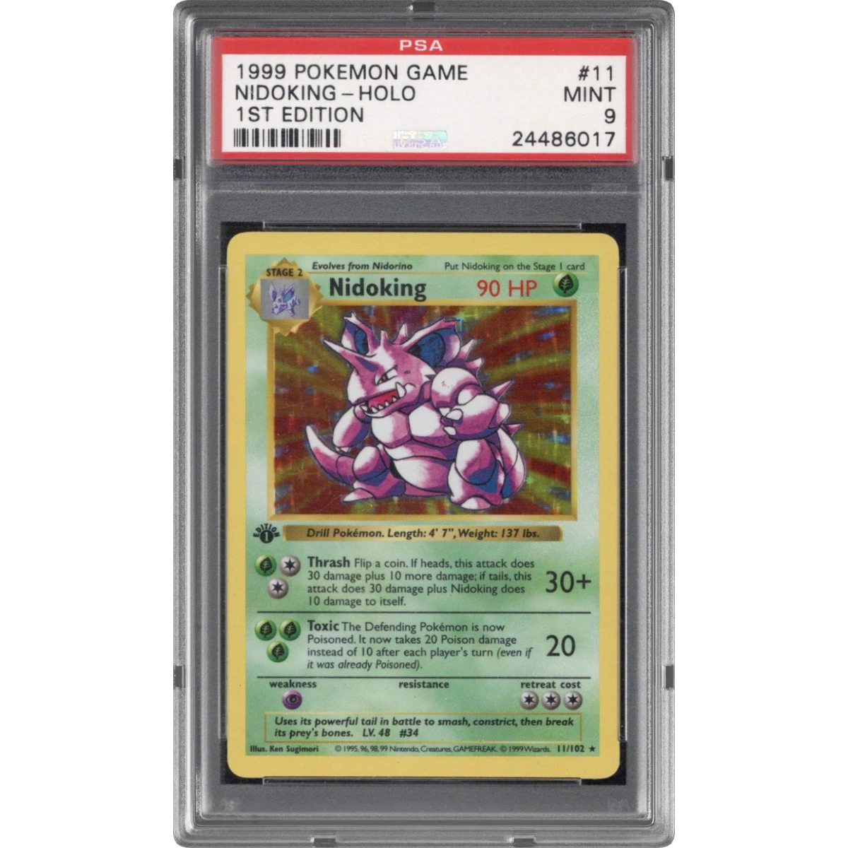 Nidoking card artwork