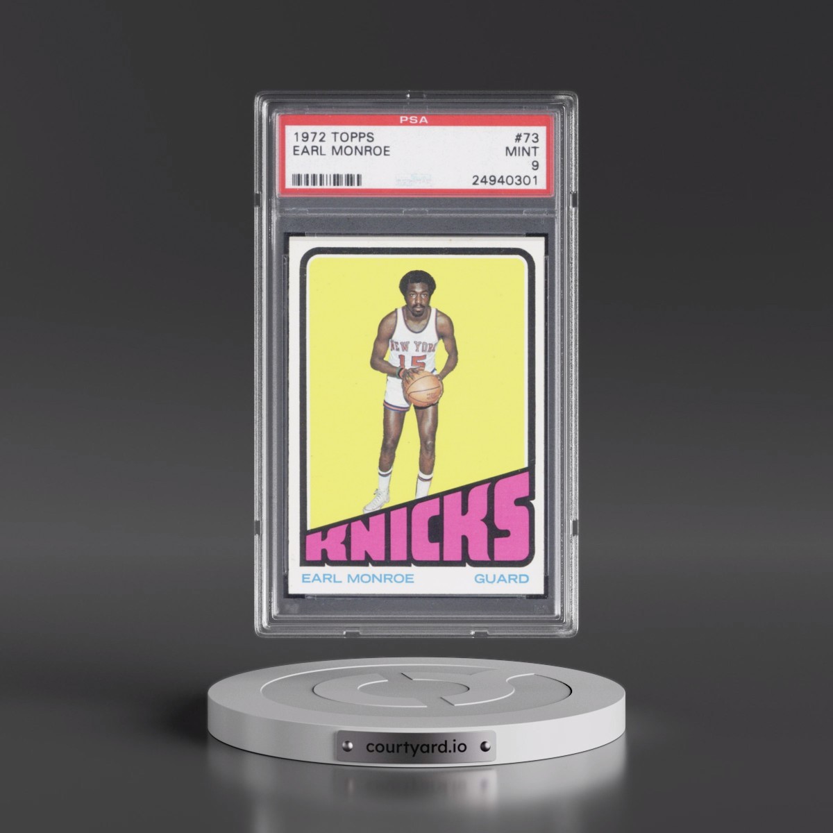 1972 Topps #73 Earl Monroe (PSA 9 MINT)