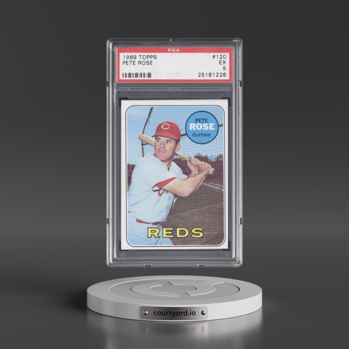 1969 Topps #120 Pete Rose (PSA 5 EX)