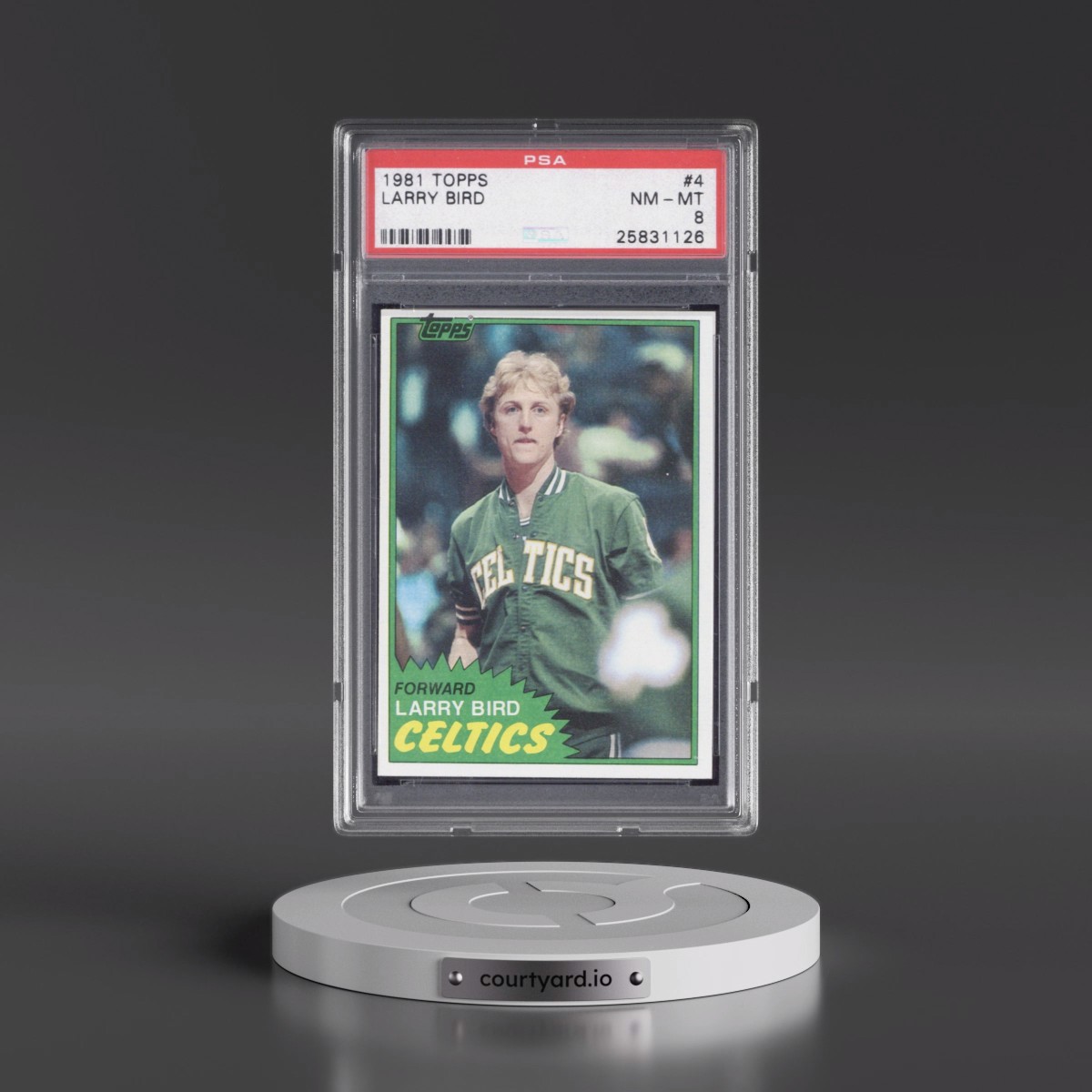1981 Topps #4 Larry Bird (PSA 8 NM-MT)