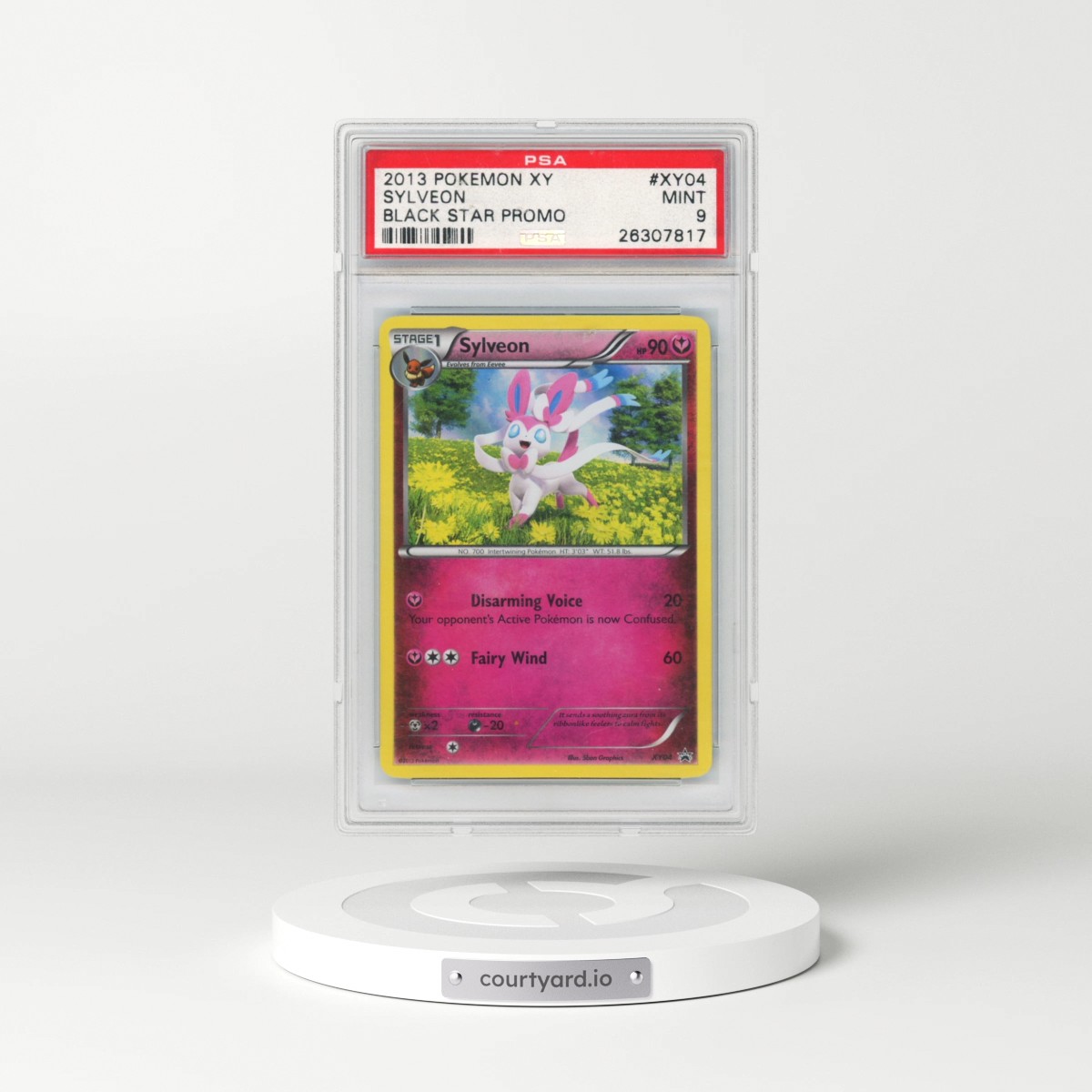 2013 Pokémon XY Black Star Promo #XY04 Sylveon - Holo Sylveon Collection (PSA 9 MINT)