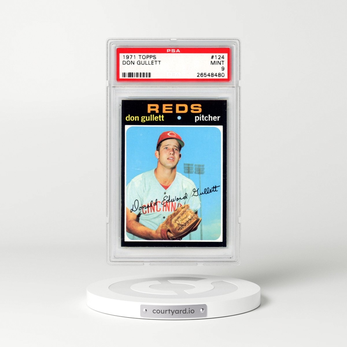 1971 Topps #124 Don Gullett (PSA 9 MINT)