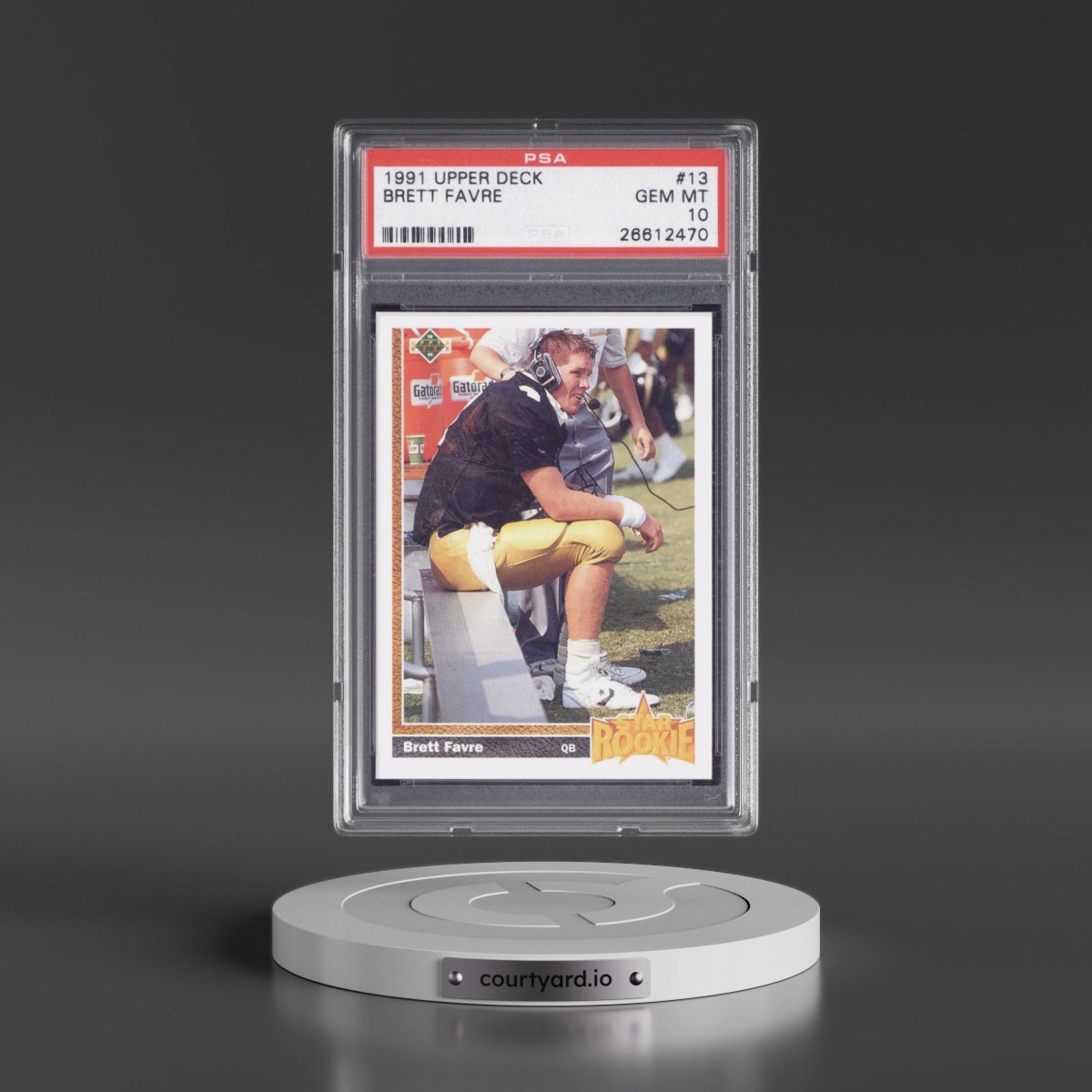 1991 Upper Deck #13 Brett Favre (PSA 10 GEM MINT)