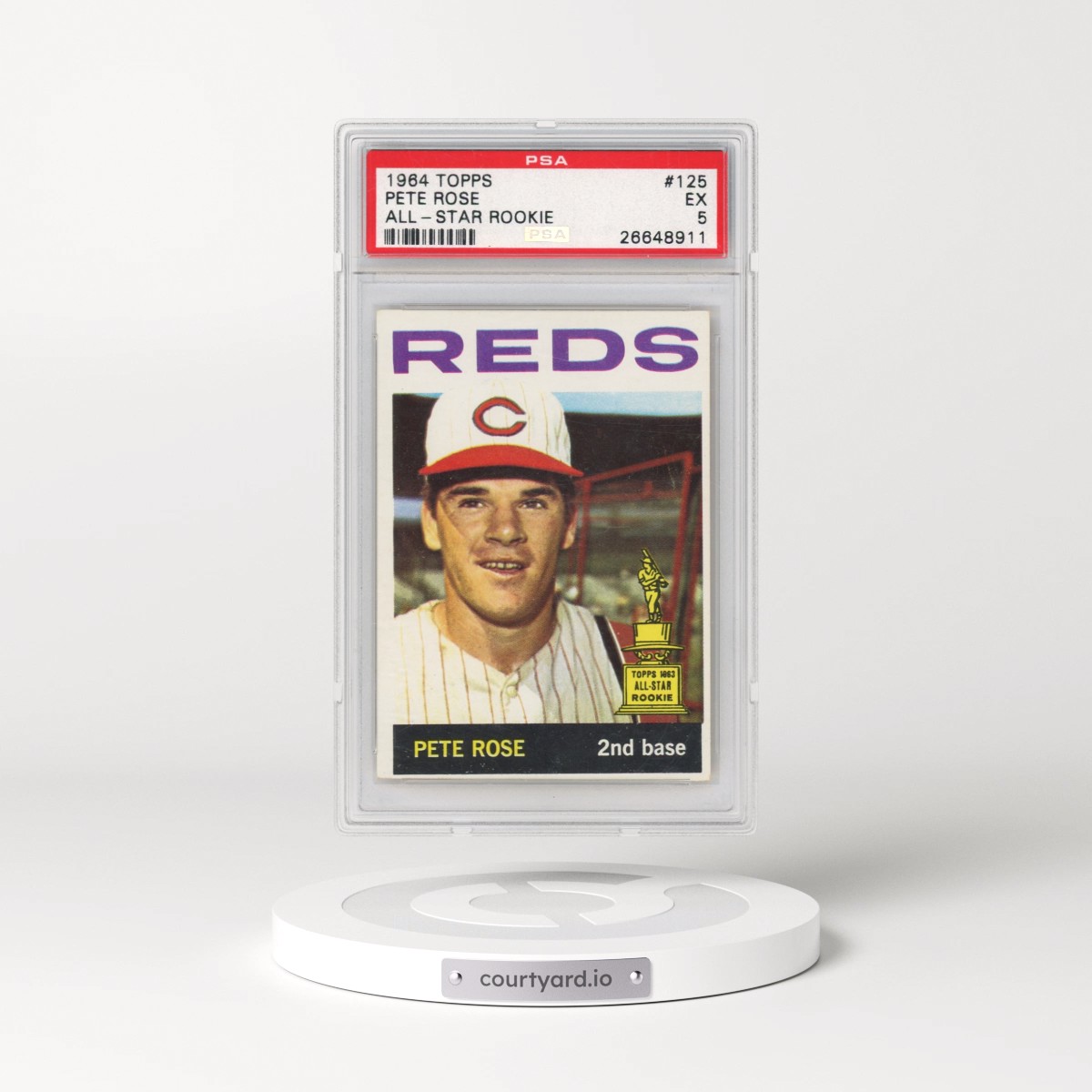 1964 Topps #125 Pete Rose - All-Star Rookie (PSA 5 EX)