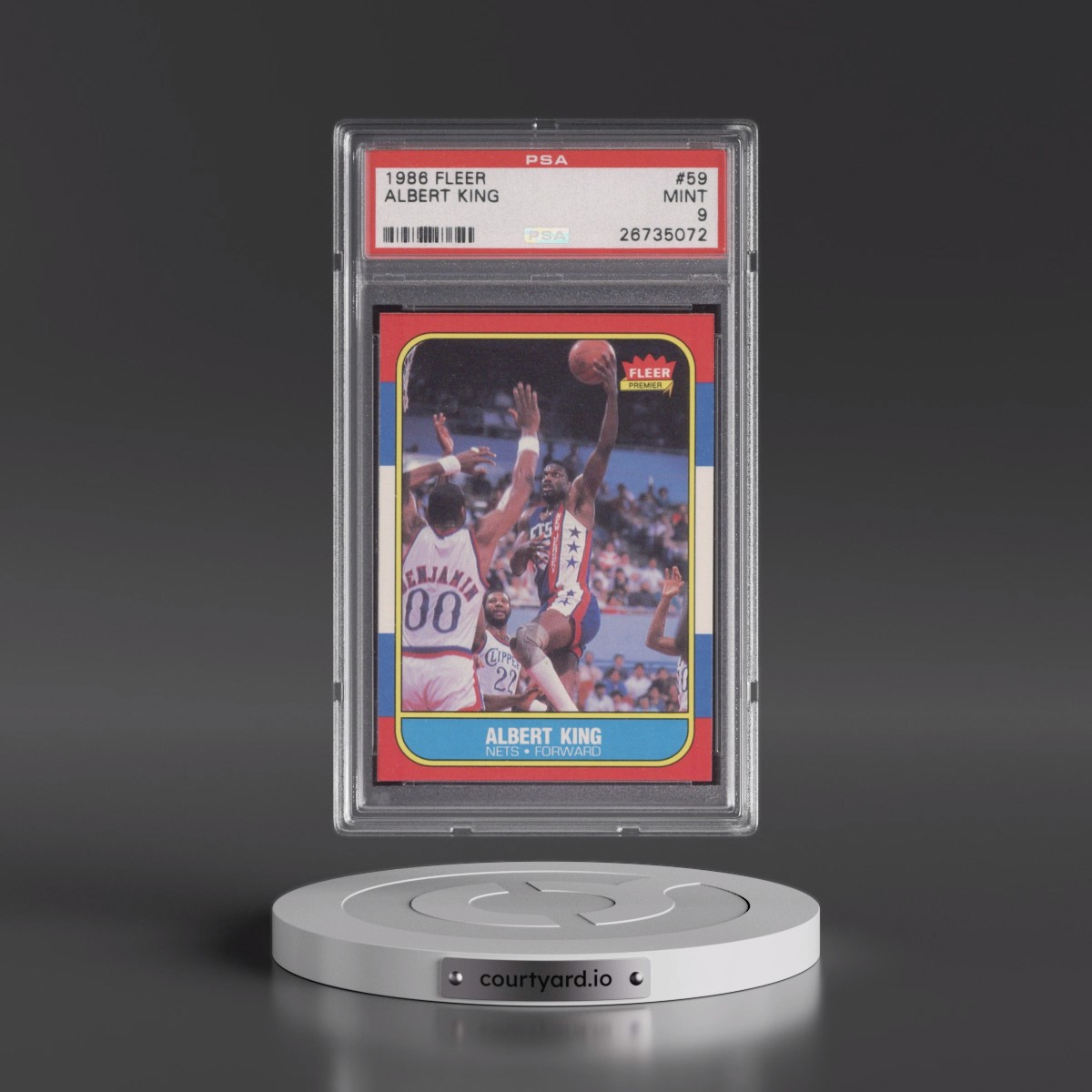 1986 Fleer Albert King #59 PSA 9