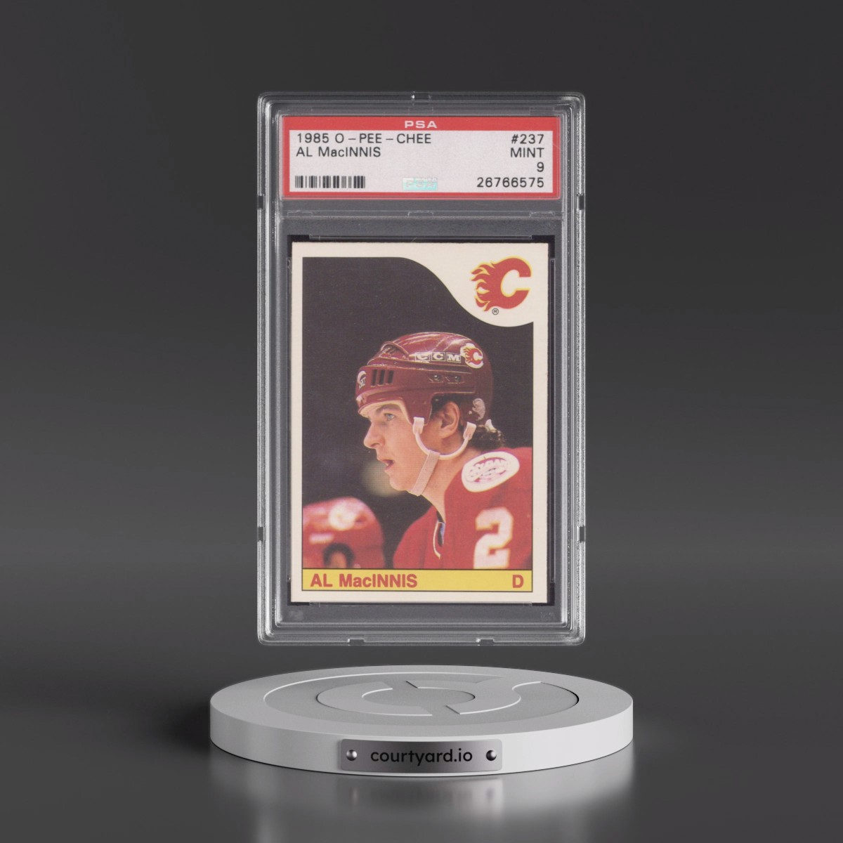 1985 O-Pee-Chee Al MacInnis #237 PSA 9