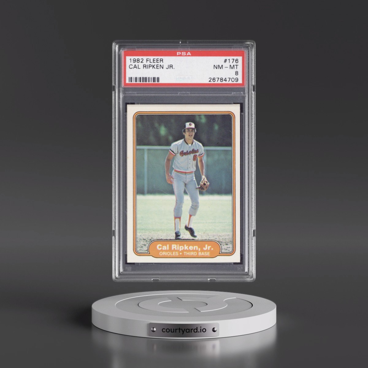 1982 Fleer #176 Cal Ripken Jr. (PSA 8 NM-MT)