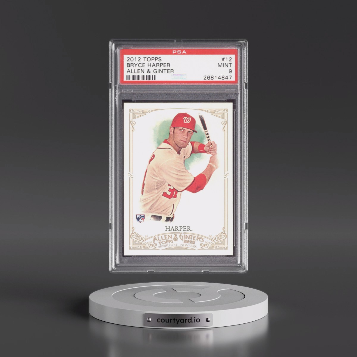 2012 Topps Allen & Ginter #12 Bryce Harper (PSA 9 MINT)