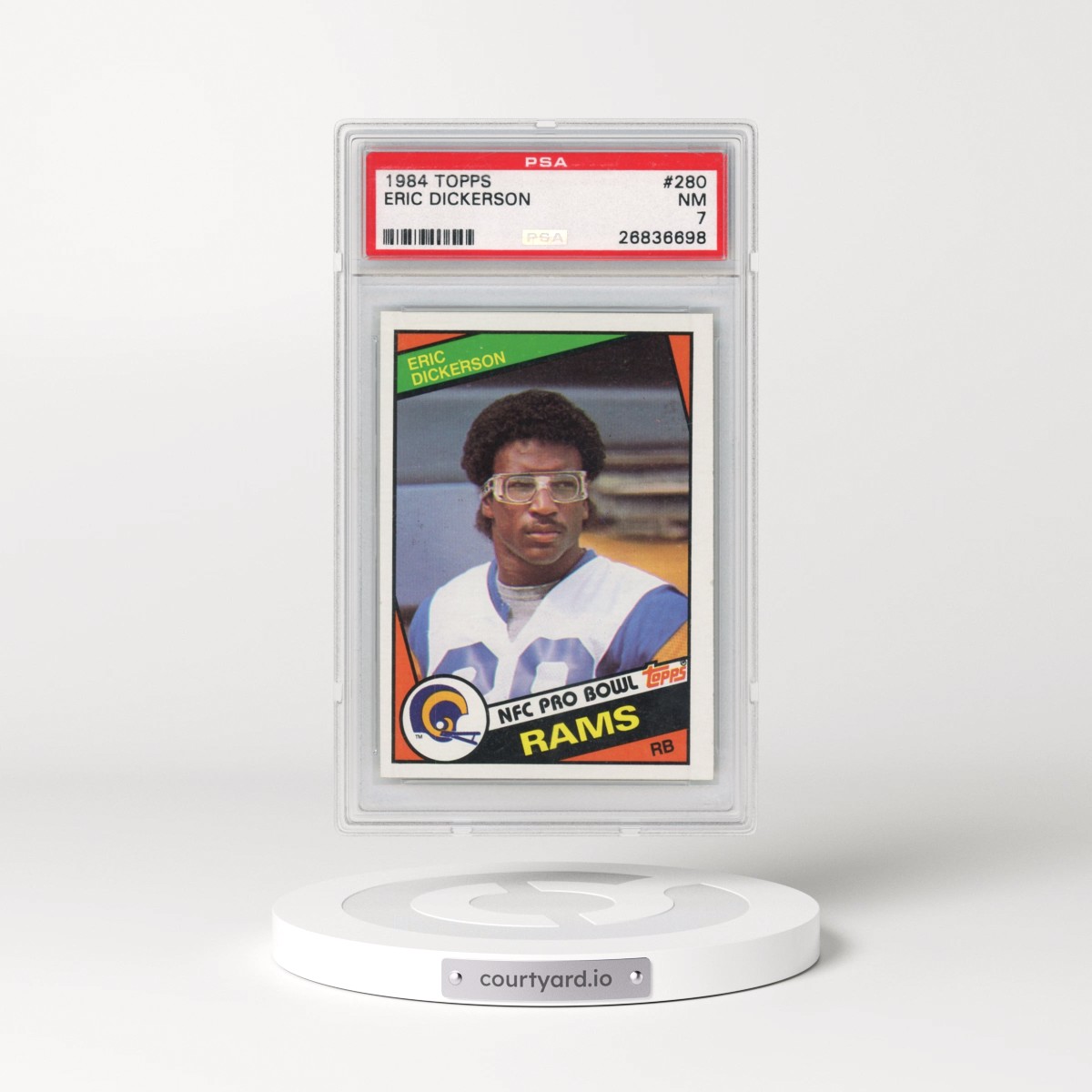 1984 Topps #280 Eric Dickerson (PSA 7 NM)