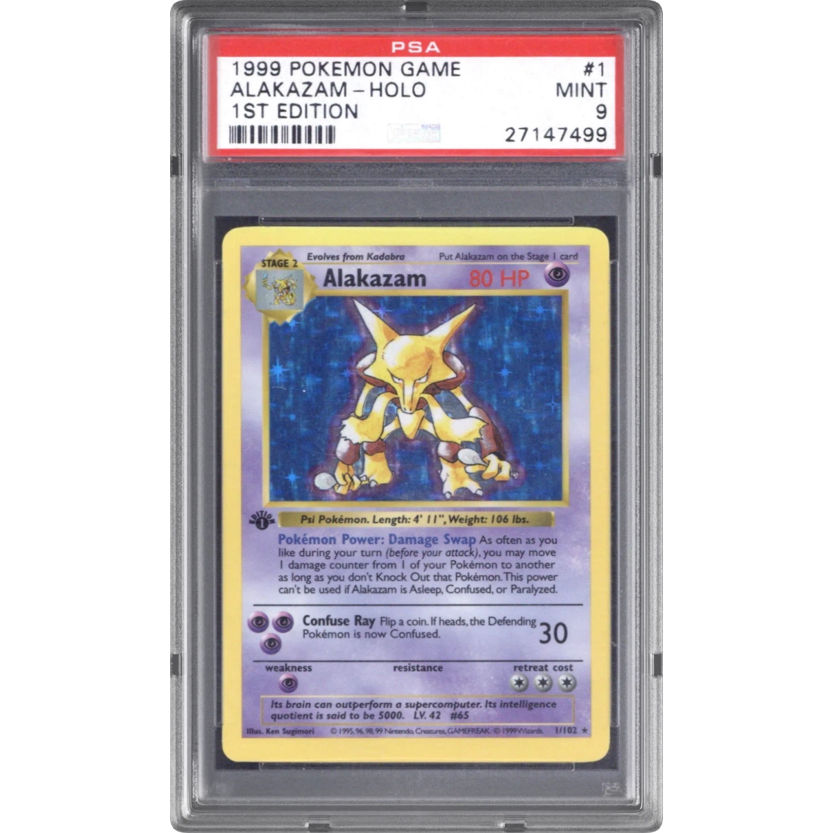 Alakazam card artwork