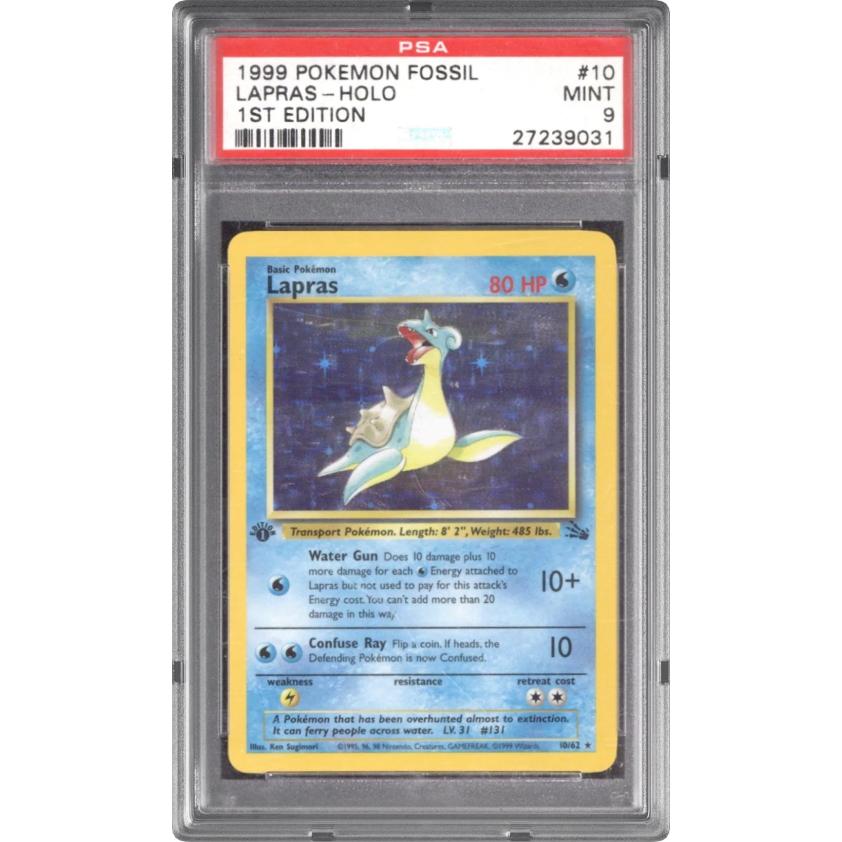 Lapras card artwork