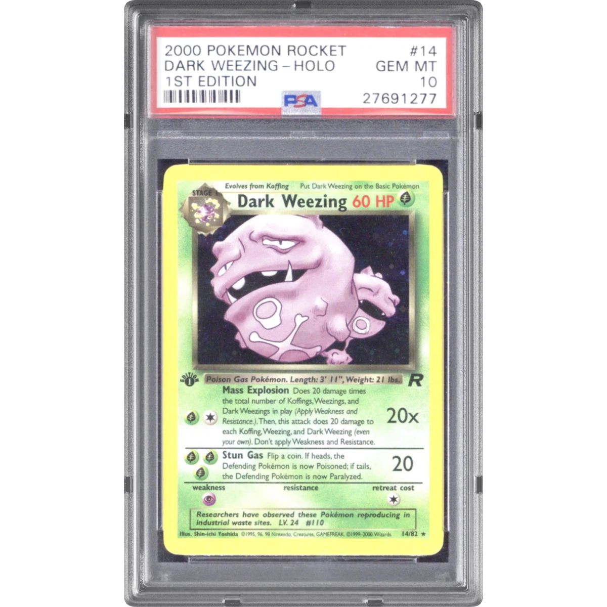 Dark Weezing card artwork