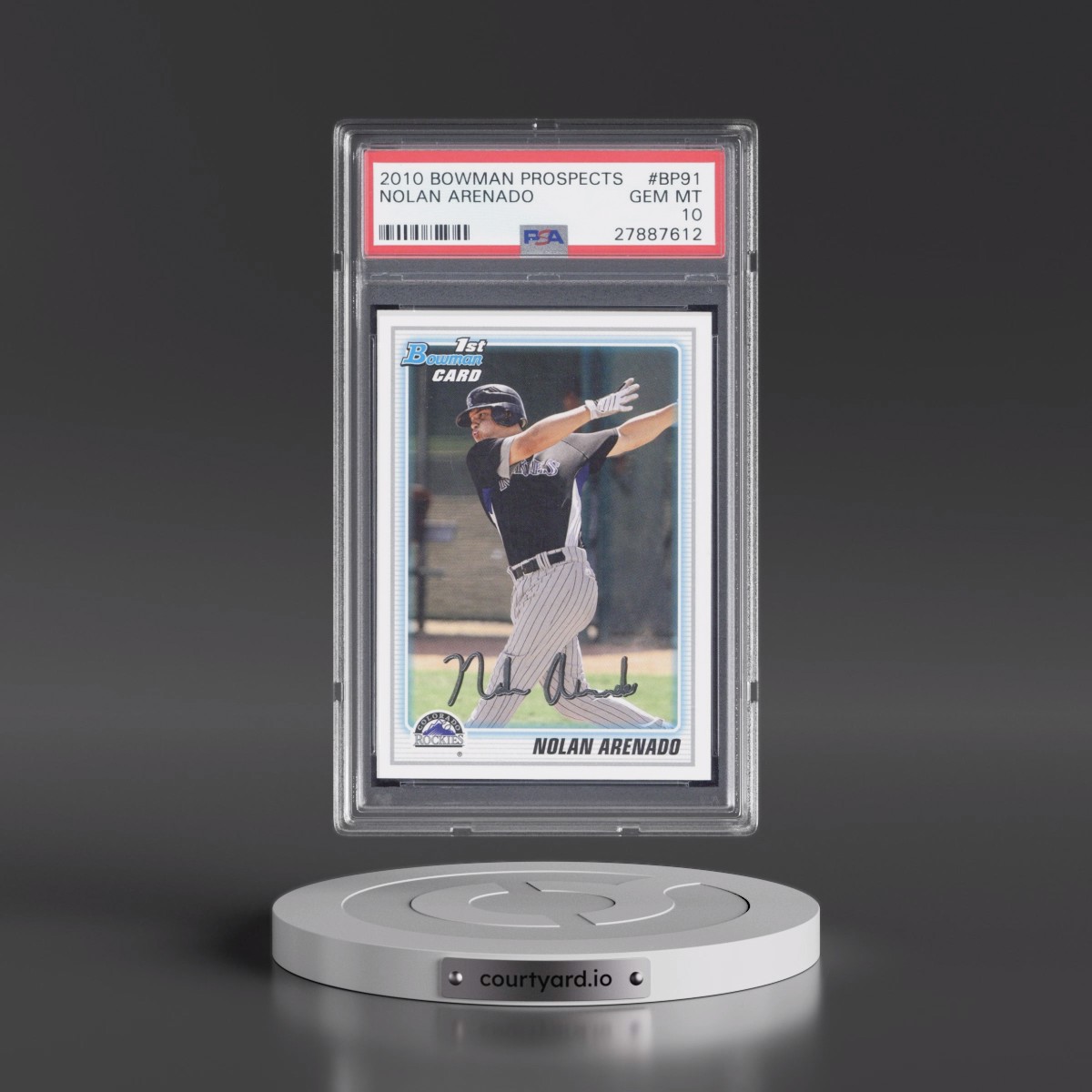 2010 Bowman Prospects Nolan Arenado #BP91 PSA 10