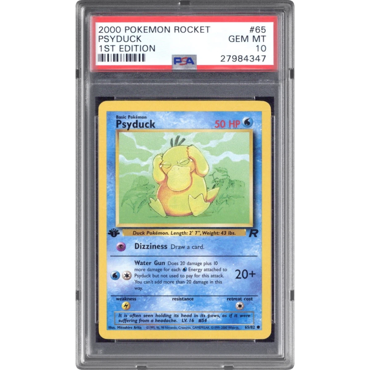 Psyduck card artwork