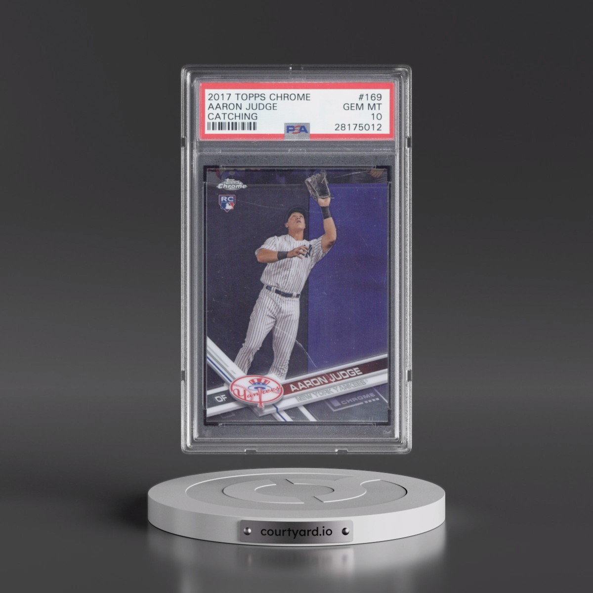 2017 Topps Chrome Aaron Judge #169 PSA 10