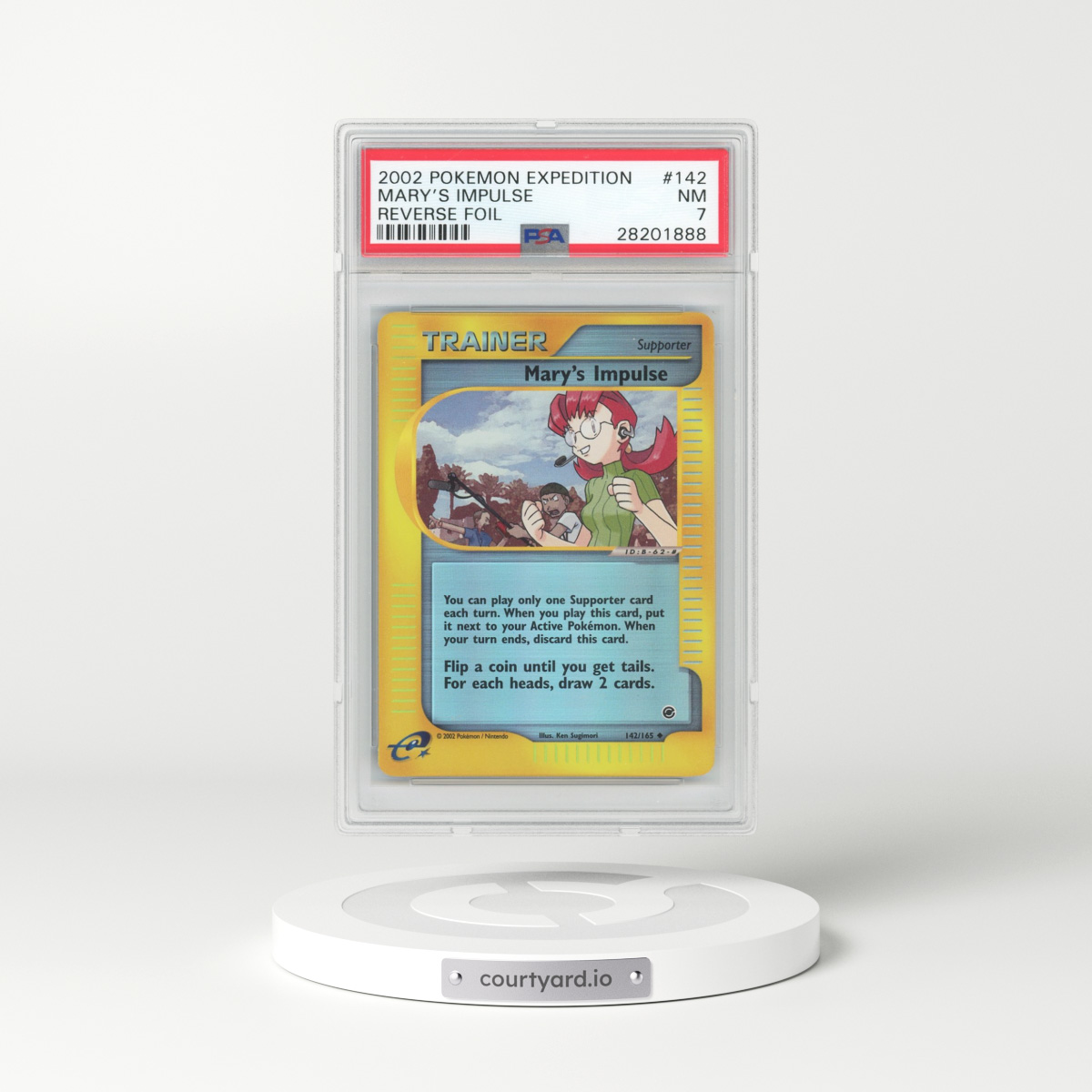 2002 Expedition #142 Mary's Impulse - Holo (PSA 7 NM)